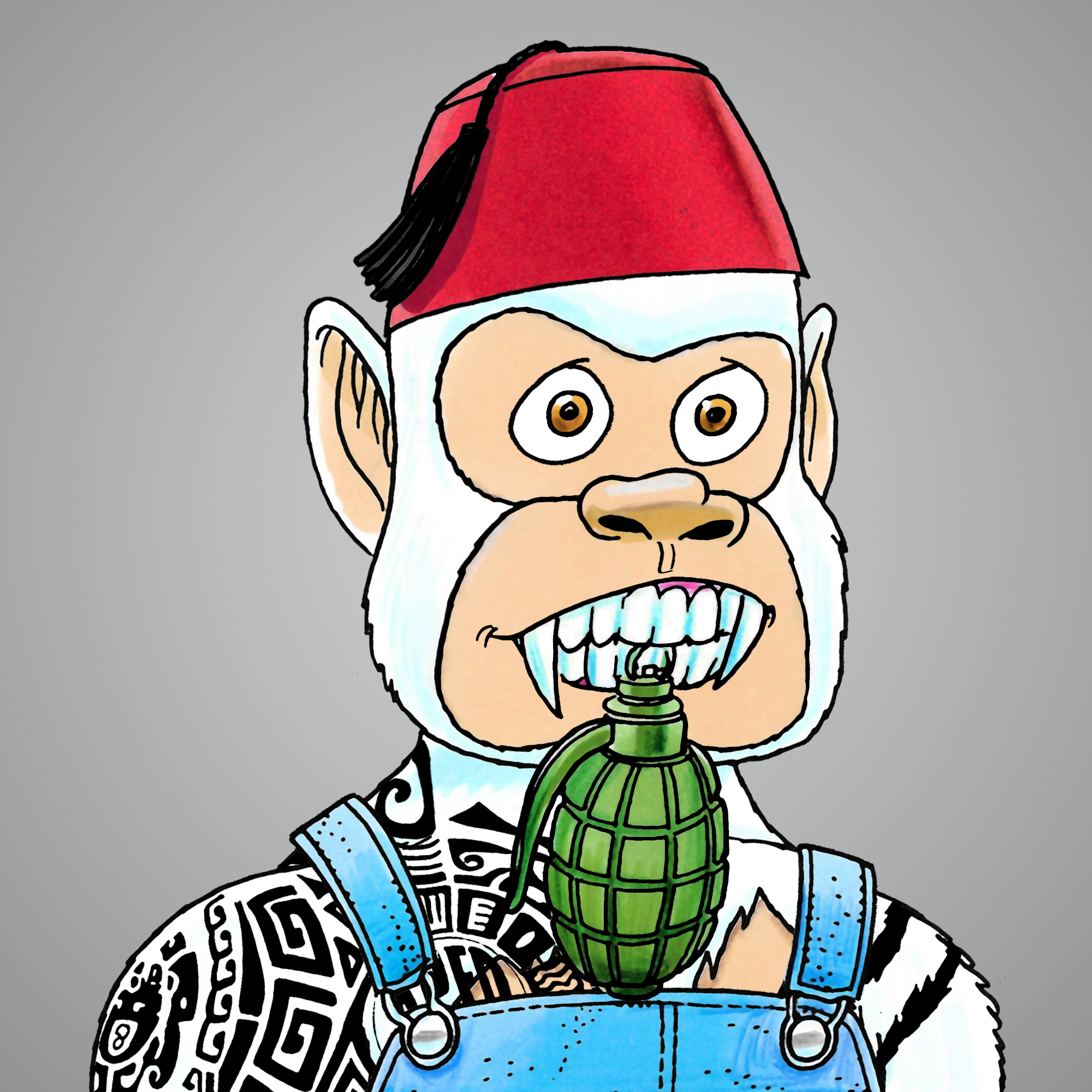 George Trosley - Jungle Freaks - Jungle Freak 6353 - NFT # 6353