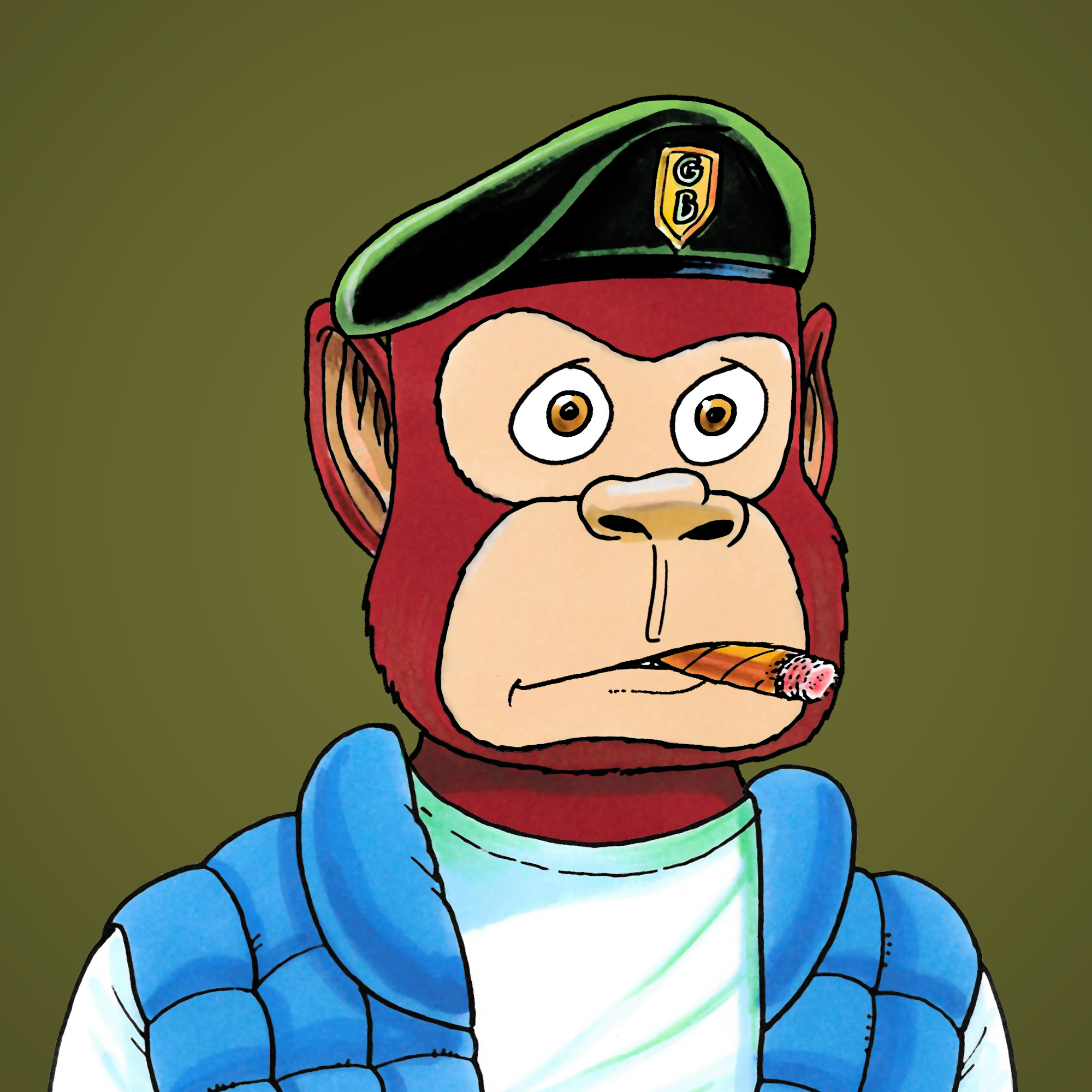 George Trosley - Jungle Freaks - Jungle Freak 6357 - NFT # 6357