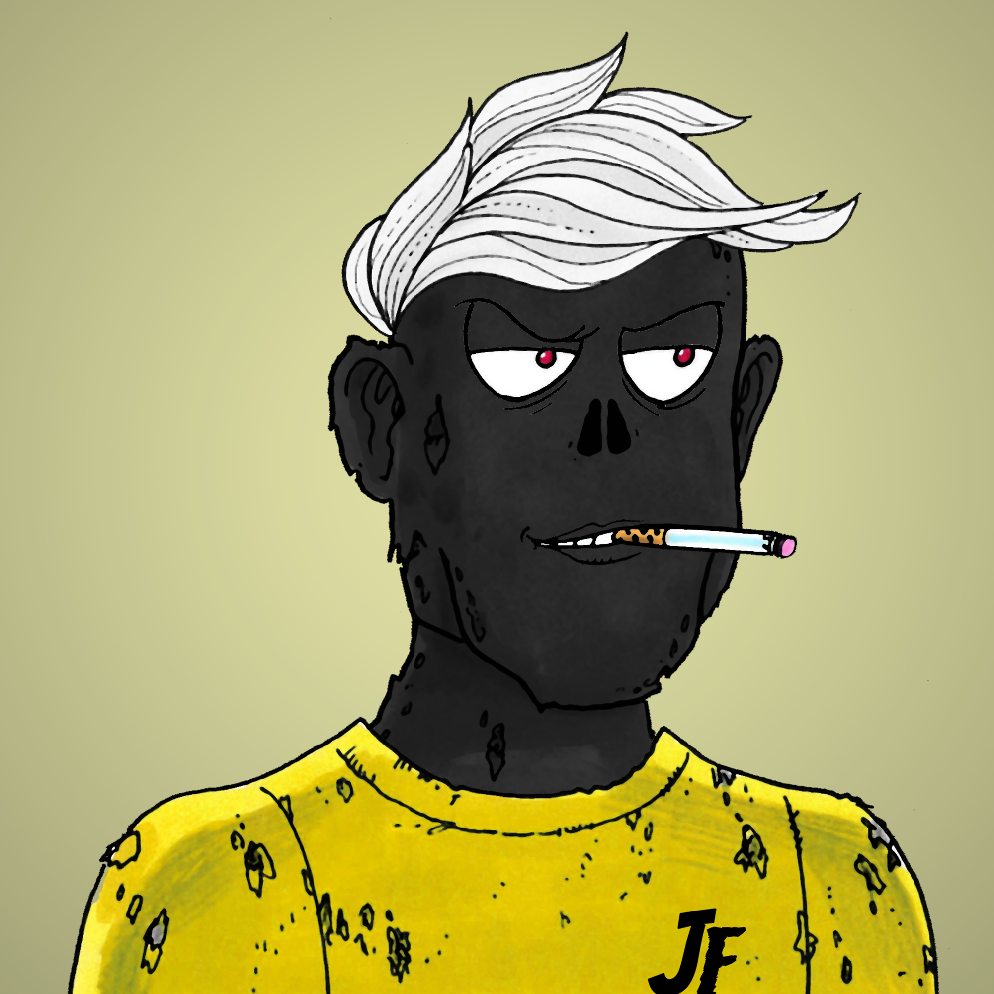 George Trosley - Jungle Freaks - Jungle Freak 6358 - NFT # 6358