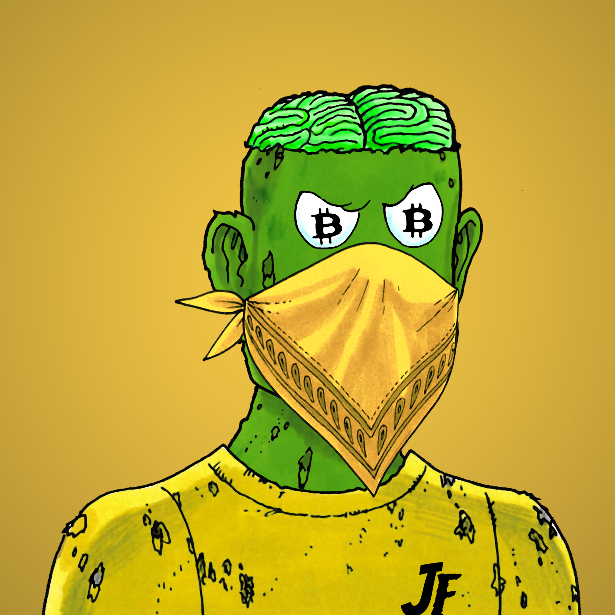 George Trosley - Jungle Freaks - Jungle Freak 6359 - NFT # 6359