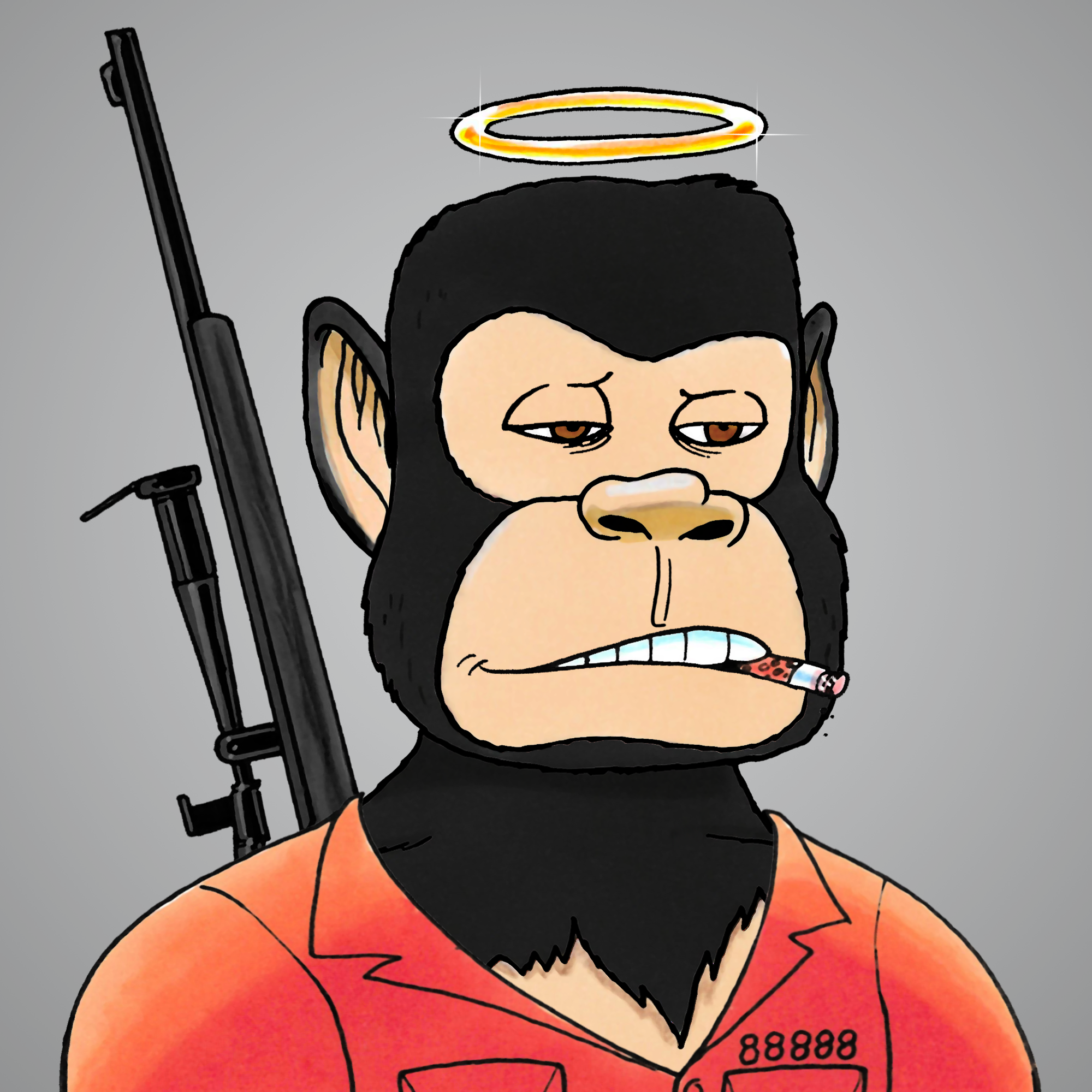 George Trosley - Jungle Freaks - Jungle Freak 6367 - NFT # 6367