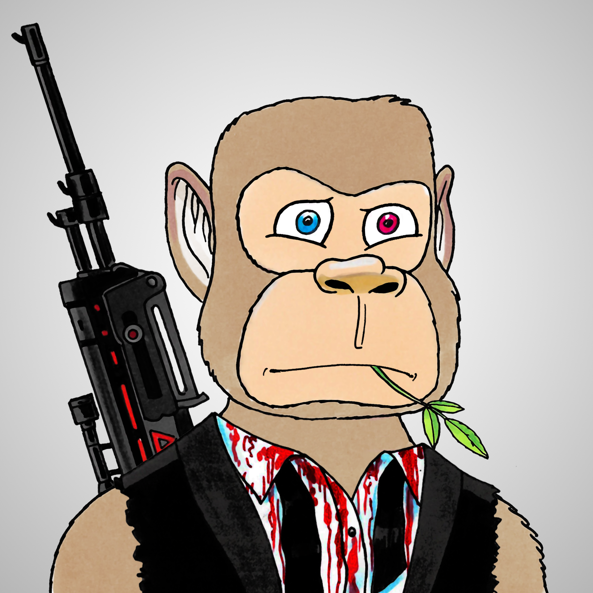 George Trosley - Jungle Freaks - Jungle Freak 637 - NFT # 637