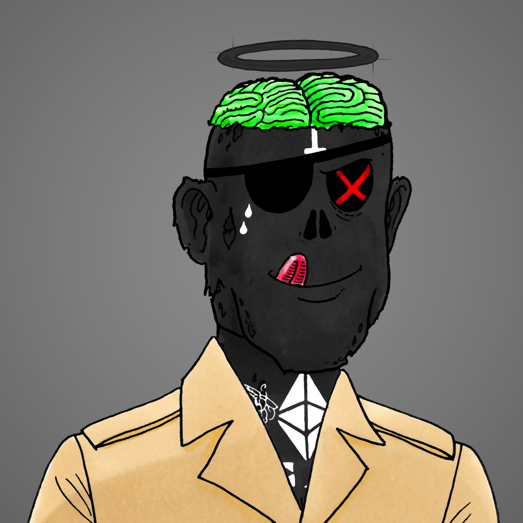 George Trosley - Jungle Freaks - Jungle Freak 6370 - NFT # 6370