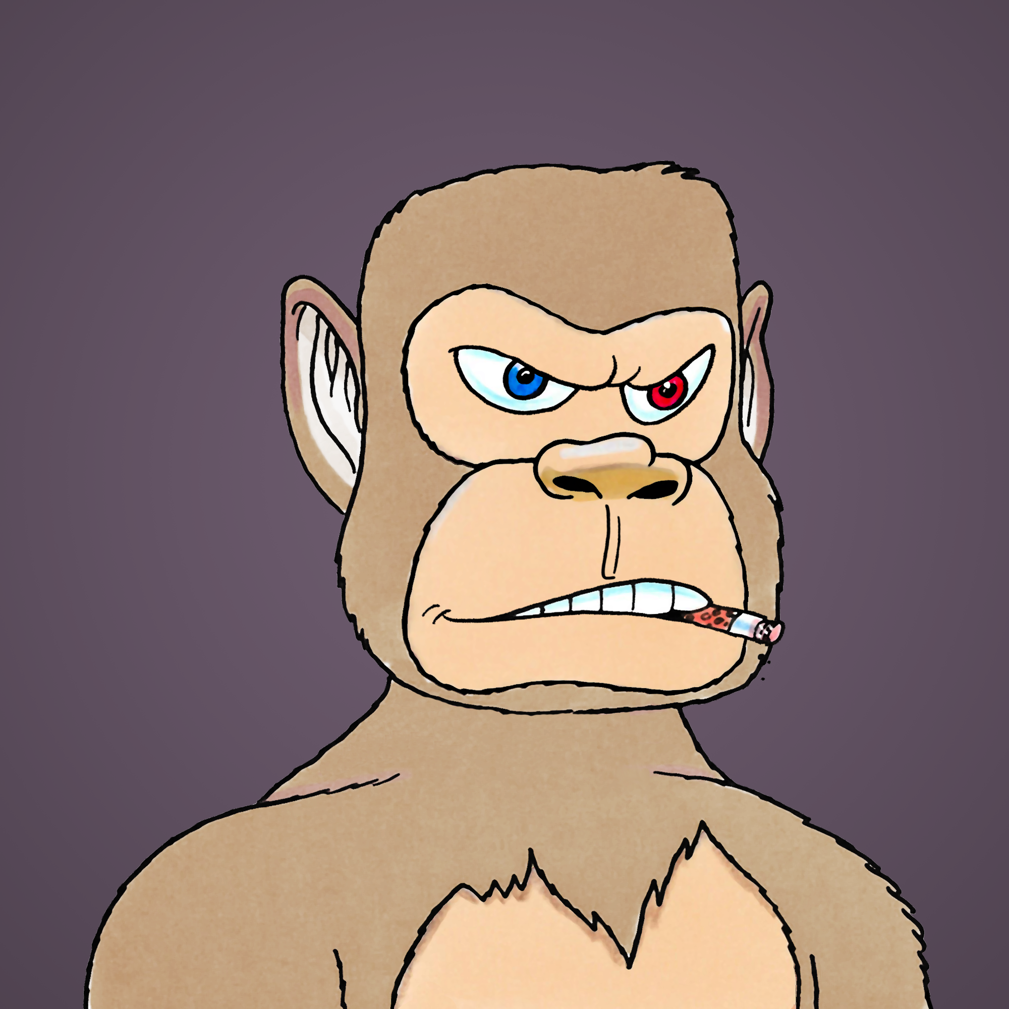 George Trosley - Jungle Freaks - Jungle Freak 6371 - NFT # 6371