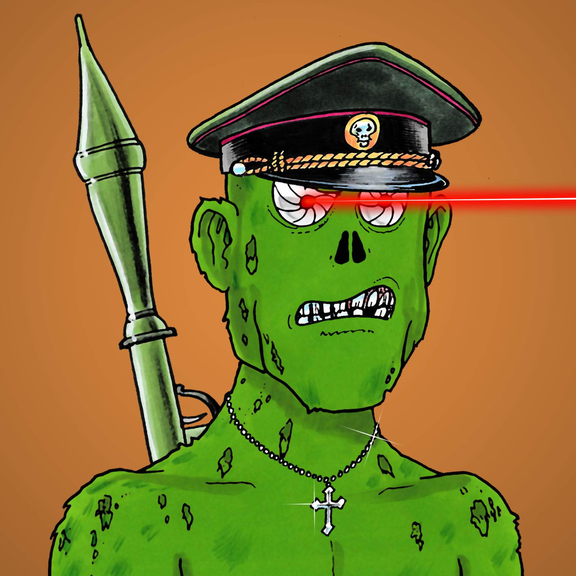 George Trosley - Jungle Freaks - Jungle Freak 6375 - NFT # 6375