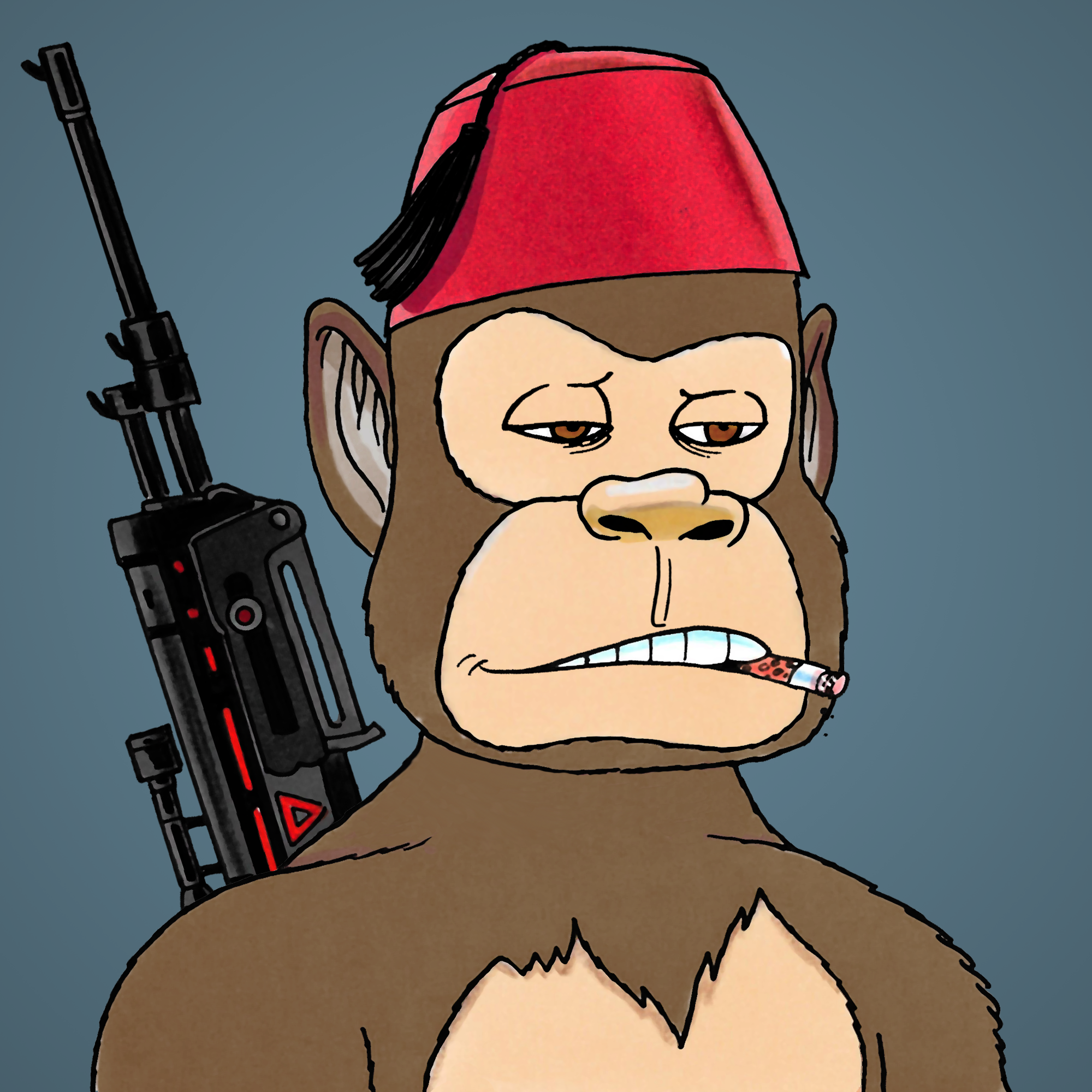 George Trosley - Jungle Freaks - Jungle Freak 6385 - NFT # 6385