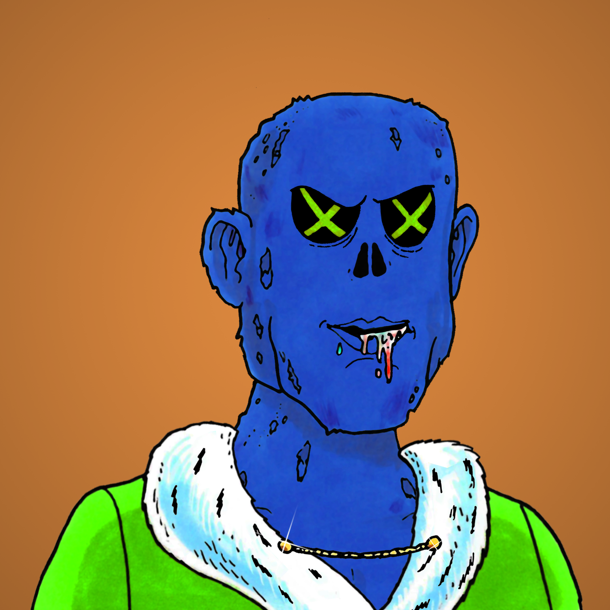 George Trosley - Jungle Freaks - Jungle Freak 6386 - NFT # 6386