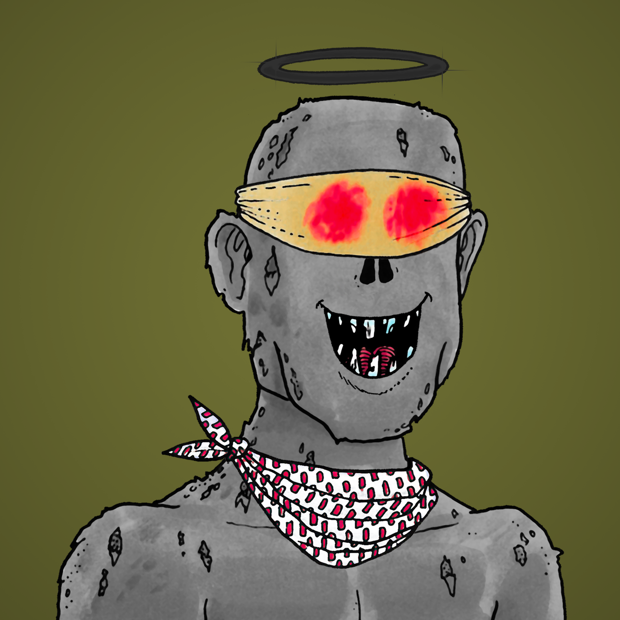 George Trosley - Jungle Freaks - Jungle Freak 6389 - NFT # 6389