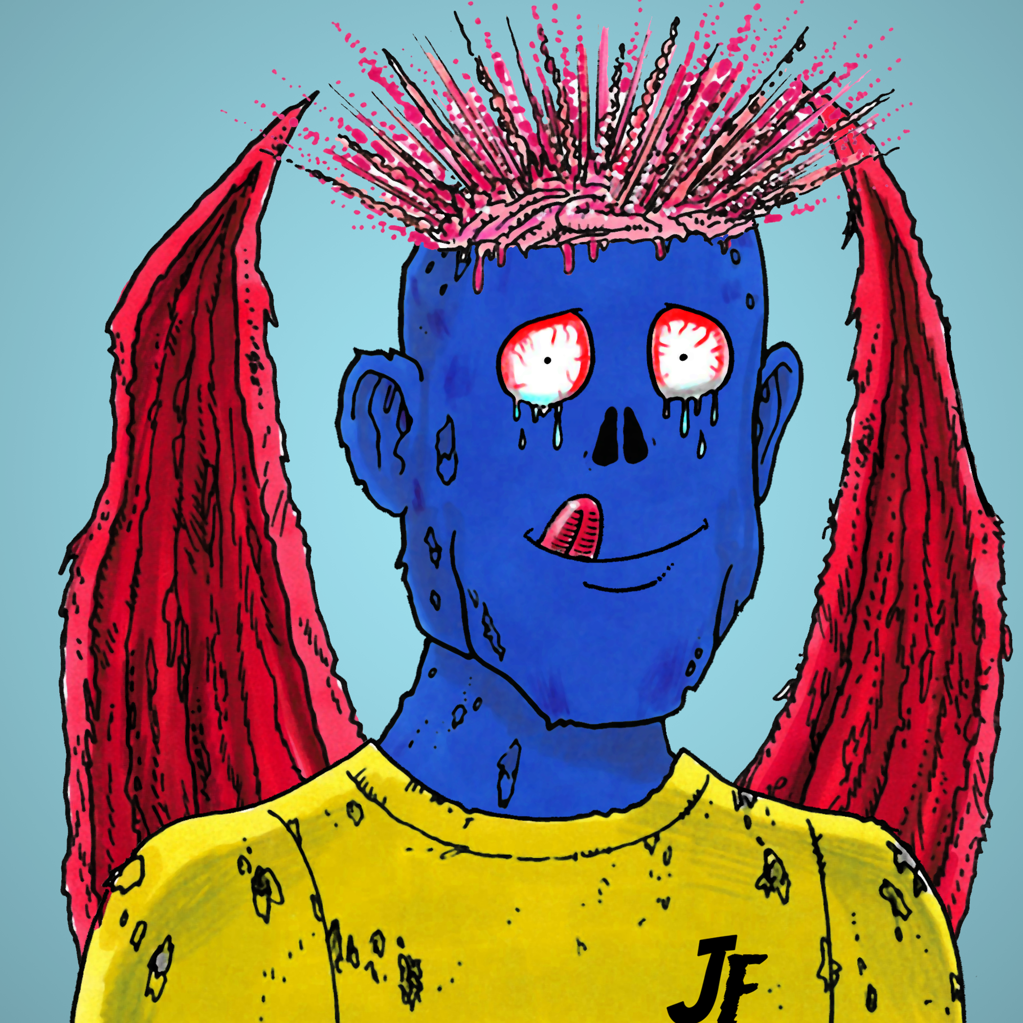 George Trosley - Jungle Freaks - Jungle Freak 6394 - NFT # 6394