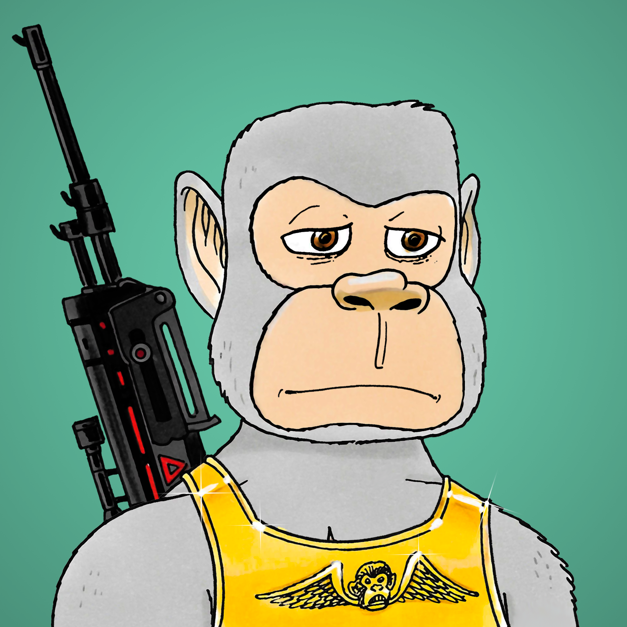 George Trosley - Jungle Freaks - Jungle Freak 6402 - NFT # 6402