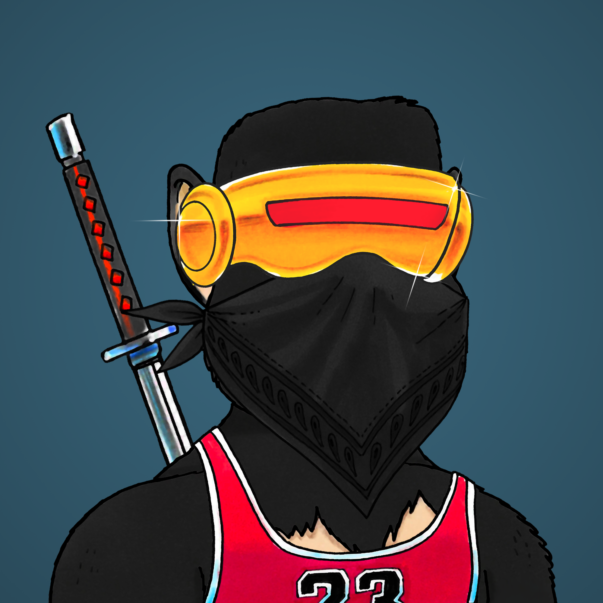 George Trosley - Jungle Freaks - Jungle Freak 6404 - NFT # 6404