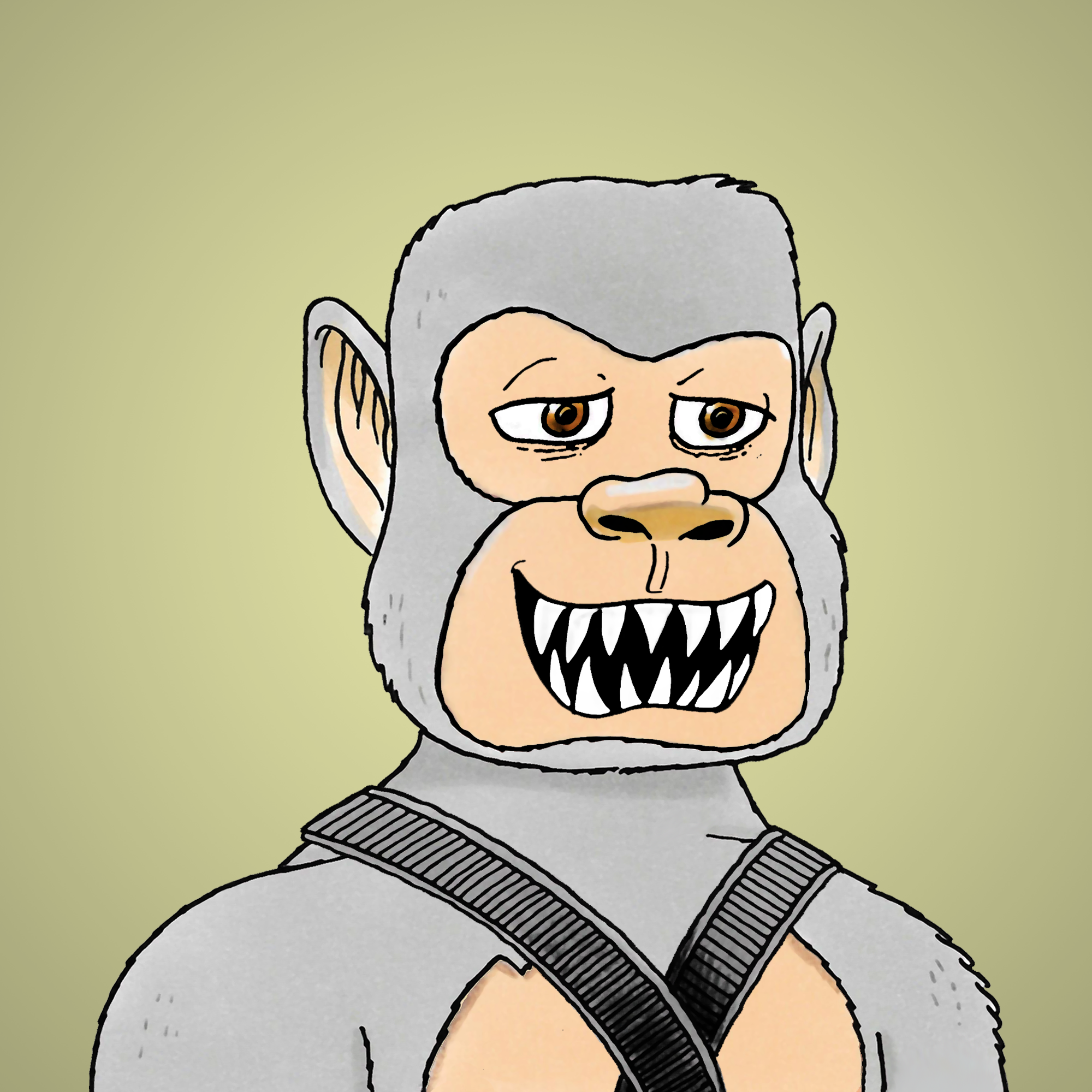 George Trosley - Jungle Freaks - Jungle Freak 6406 - NFT # 6406