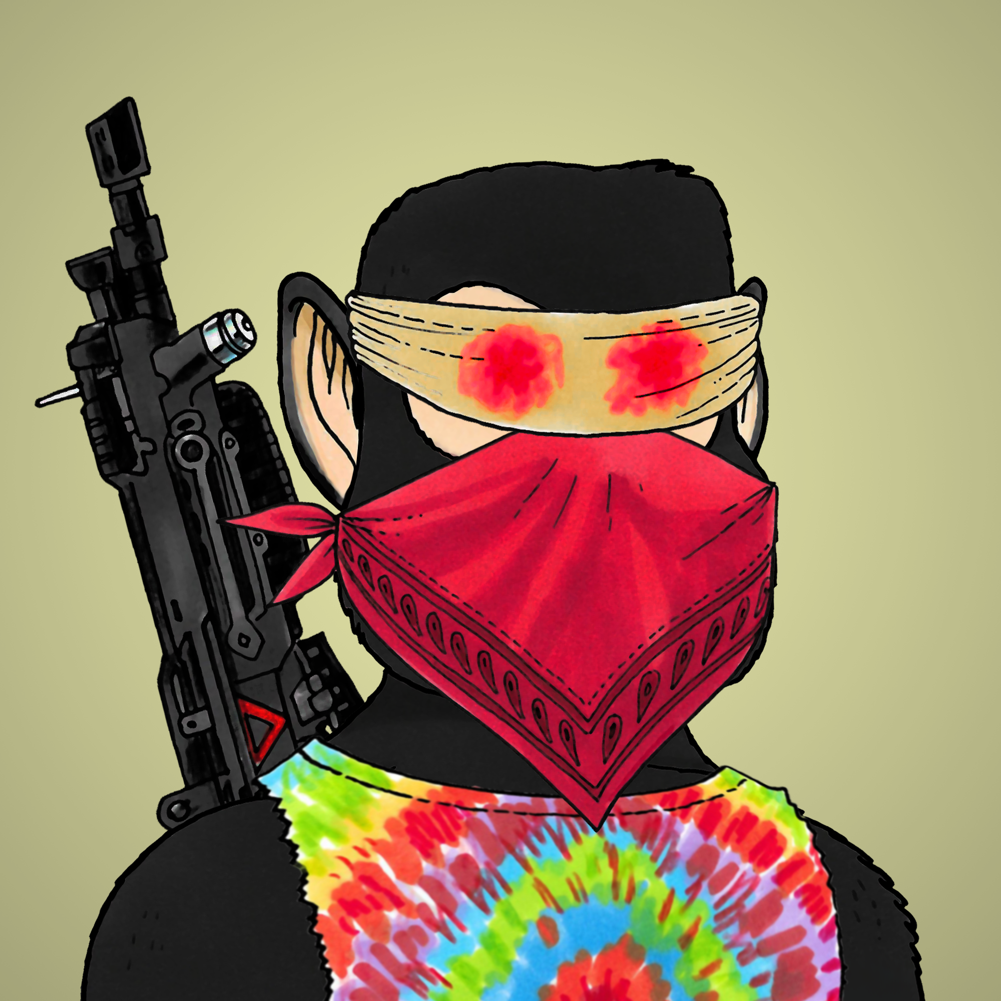 George Trosley - Jungle Freaks - Jungle Freak 6422 - NFT # 6422