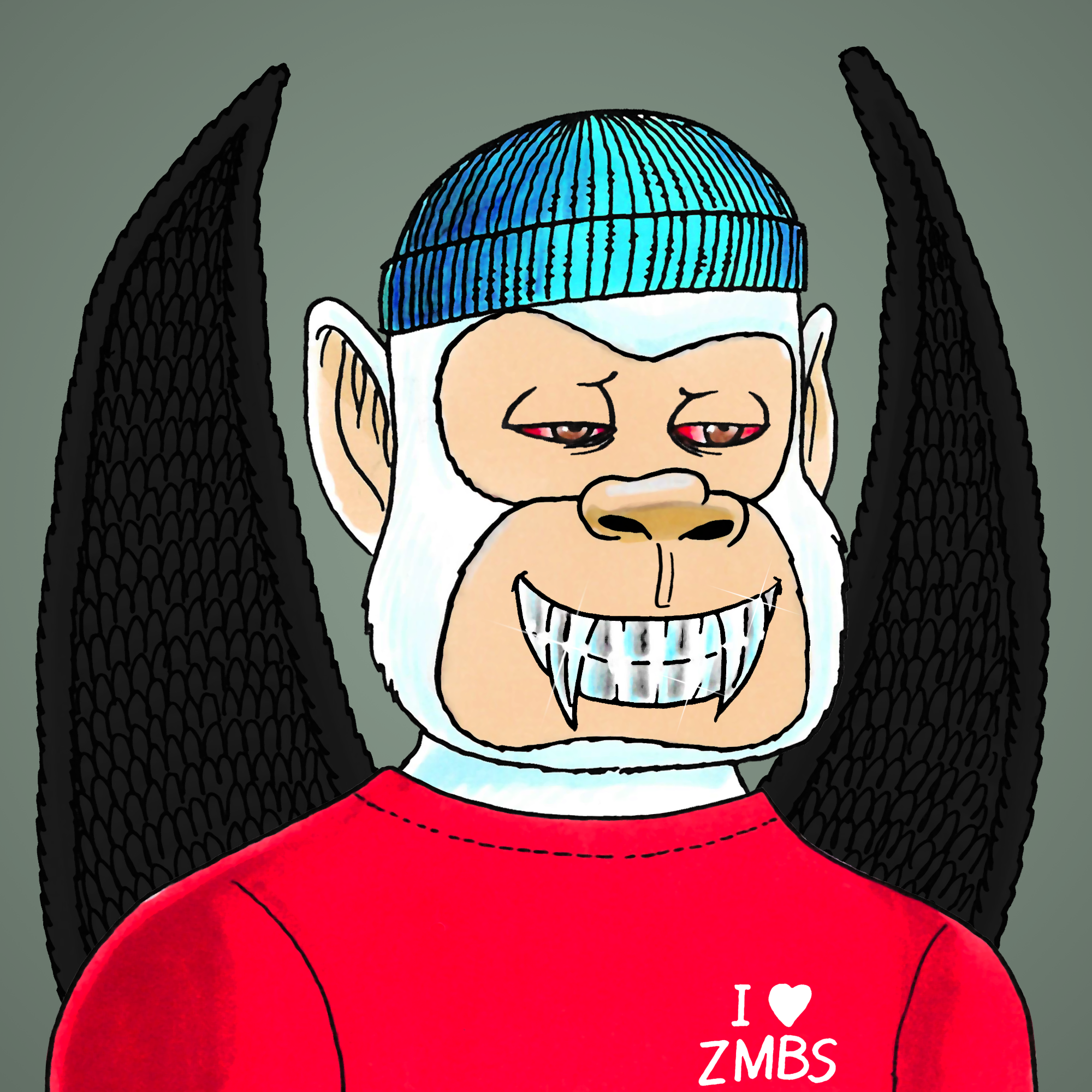 George Trosley - Jungle Freaks - Jungle Freak 6428 - NFT # 6428