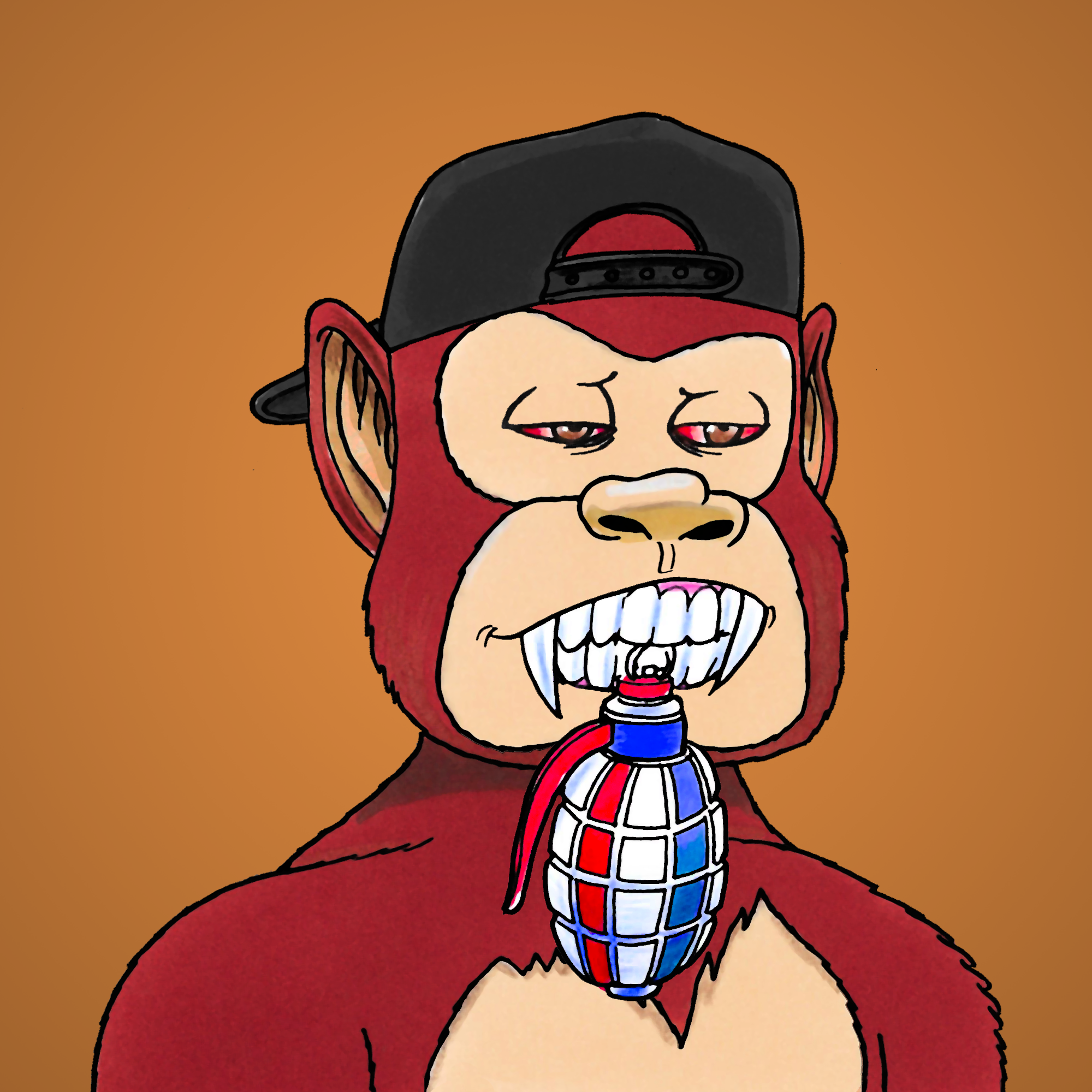 George Trosley - Jungle Freaks - Jungle Freak 6429 - NFT # 6429