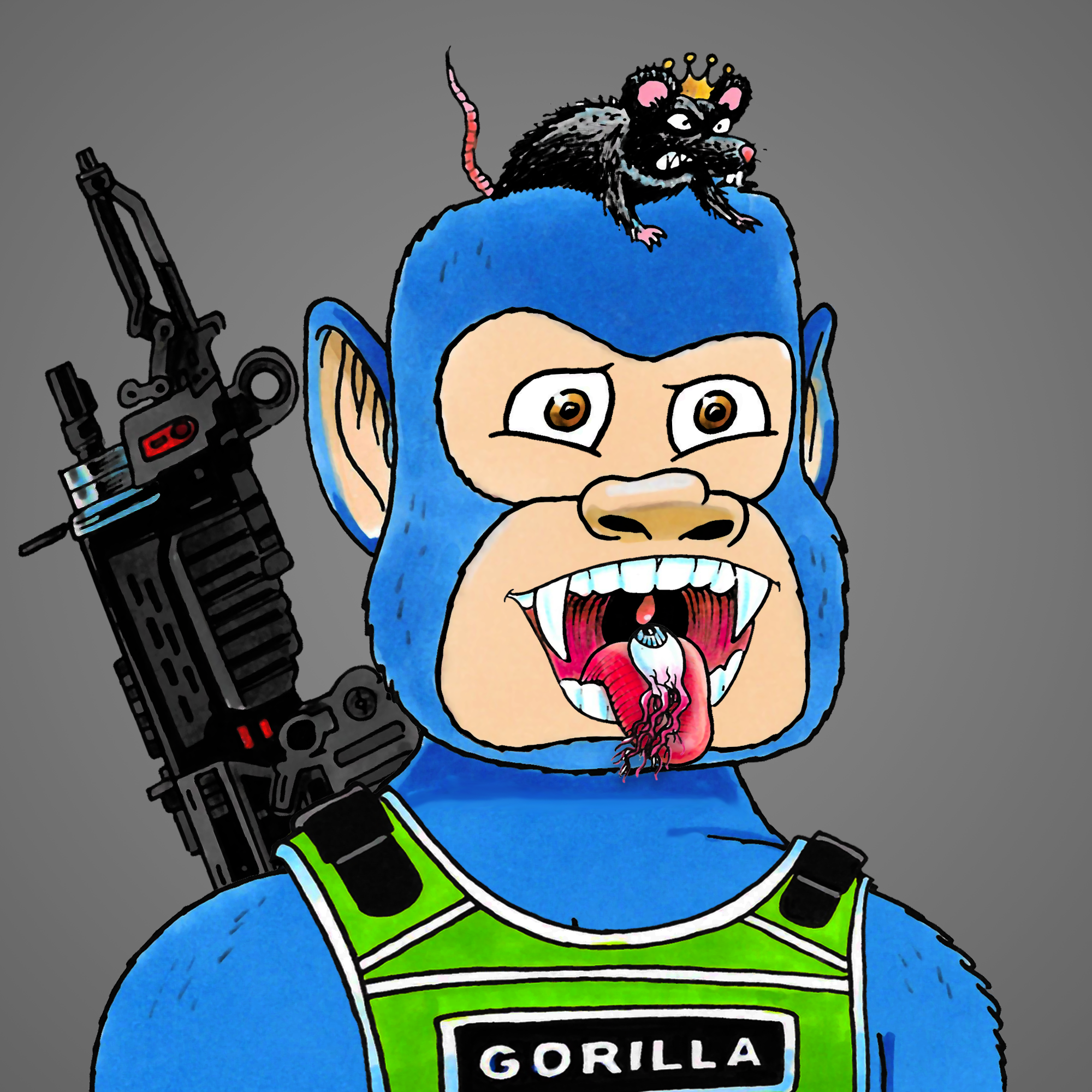 George Trosley - Jungle Freaks - Jungle Freak 6433 - NFT # 6433