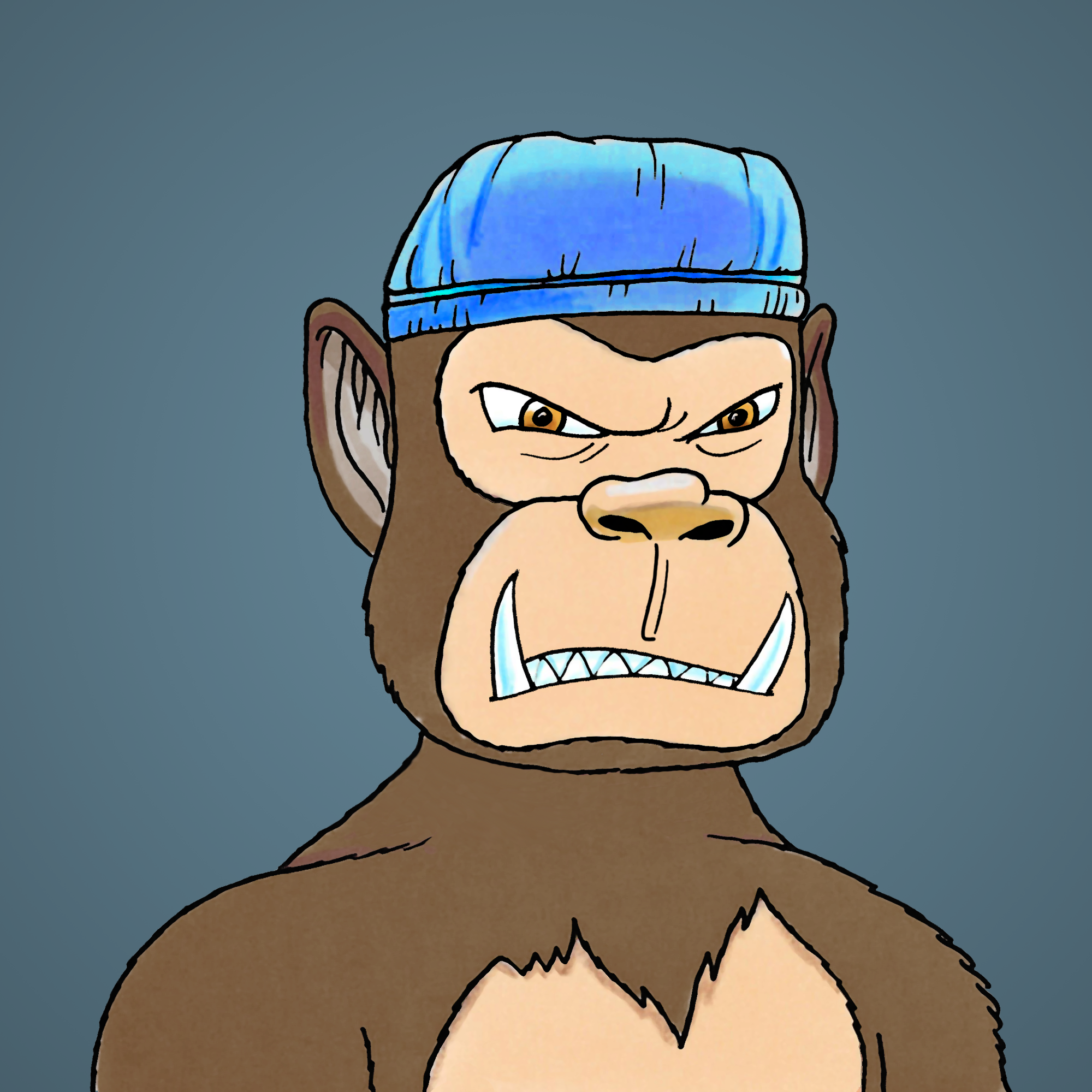 George Trosley - Jungle Freaks - Jungle Freak 6434 - NFT # 6434