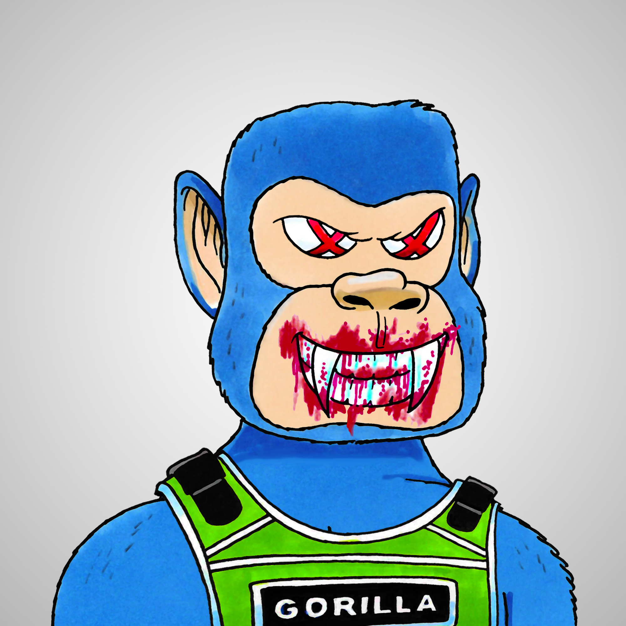 George Trosley - Jungle Freaks - Jungle Freak 6439 - NFT # 6439