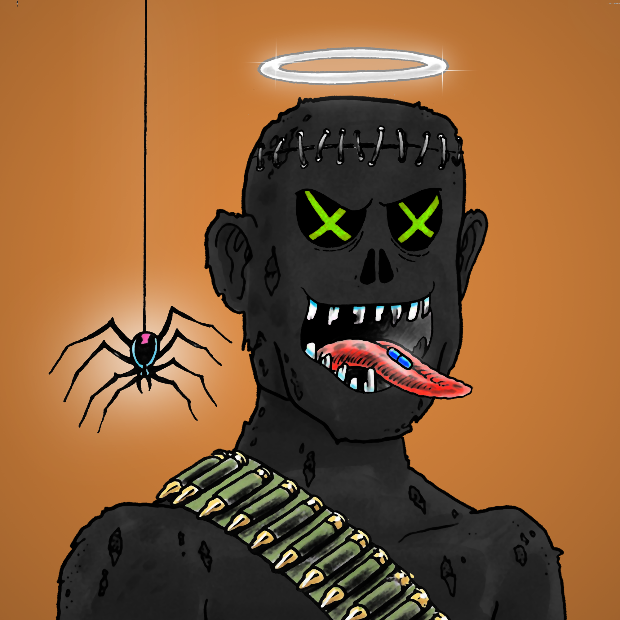 George Trosley - Jungle Freaks - Jungle Freak 6442 - NFT # 6442