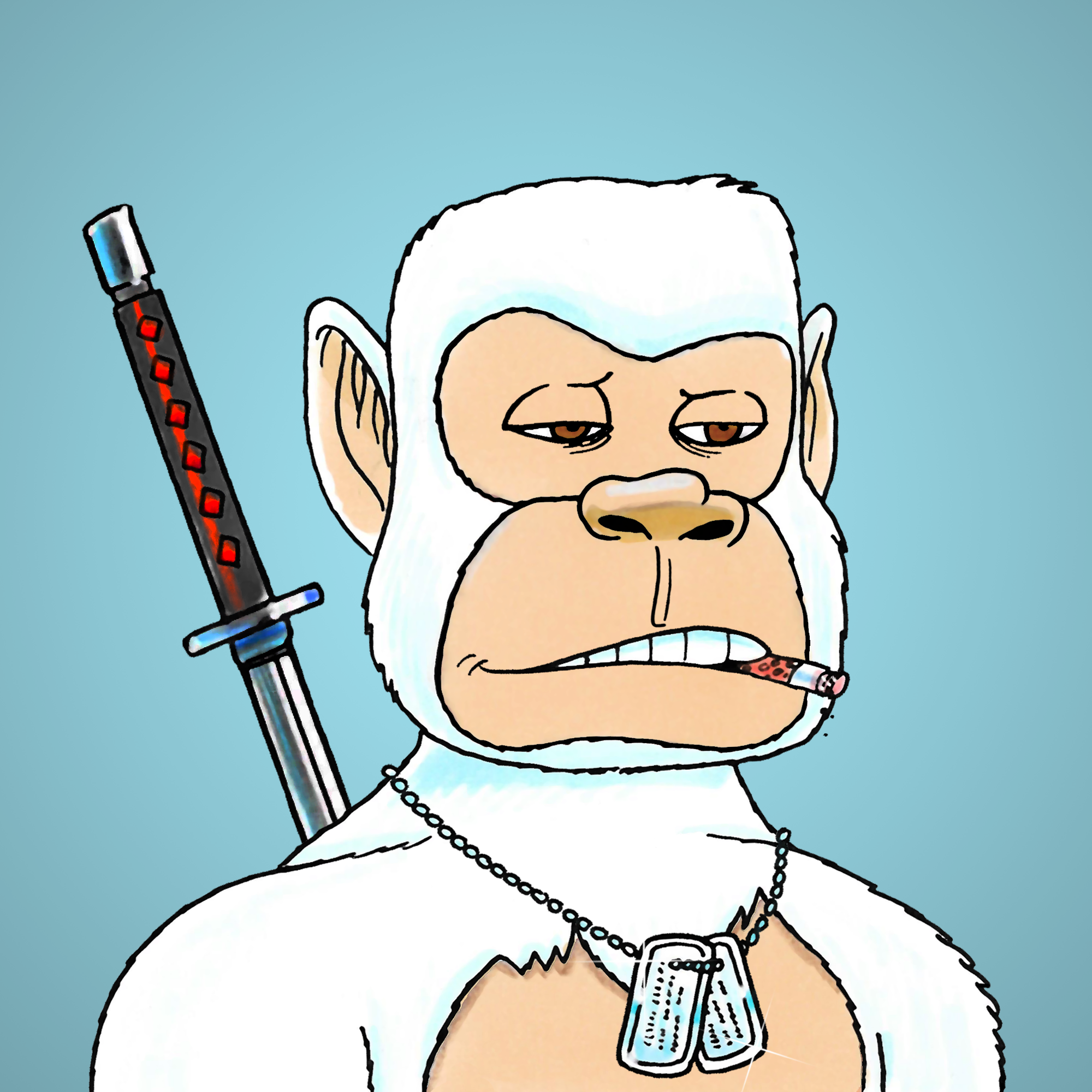 George Trosley - Jungle Freaks - Jungle Freak 6443 - NFT # 6443