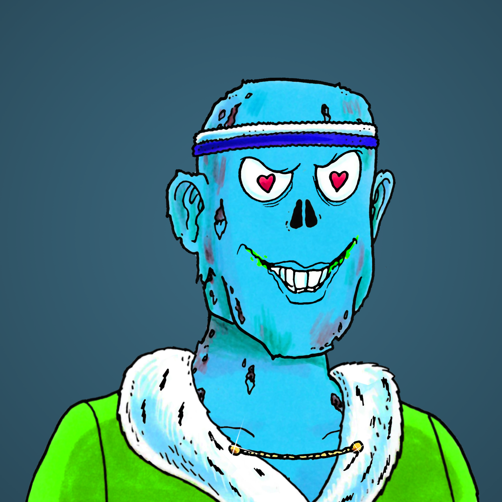 George Trosley - Jungle Freaks - Jungle Freak 6446 - NFT # 6446