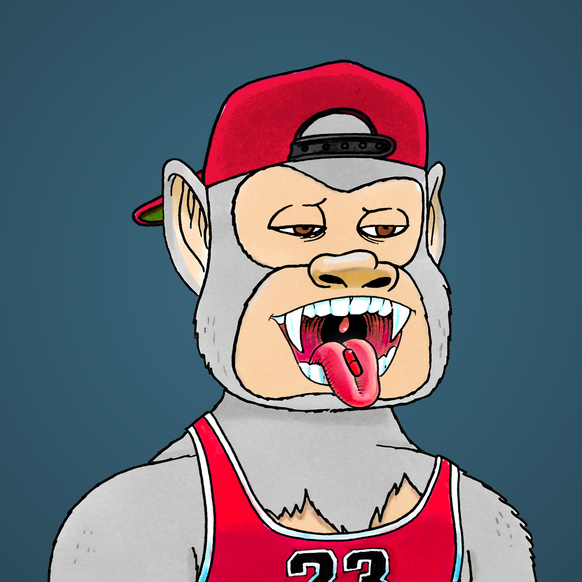 George Trosley - Jungle Freaks - Jungle Freak 6448 - NFT # 6448