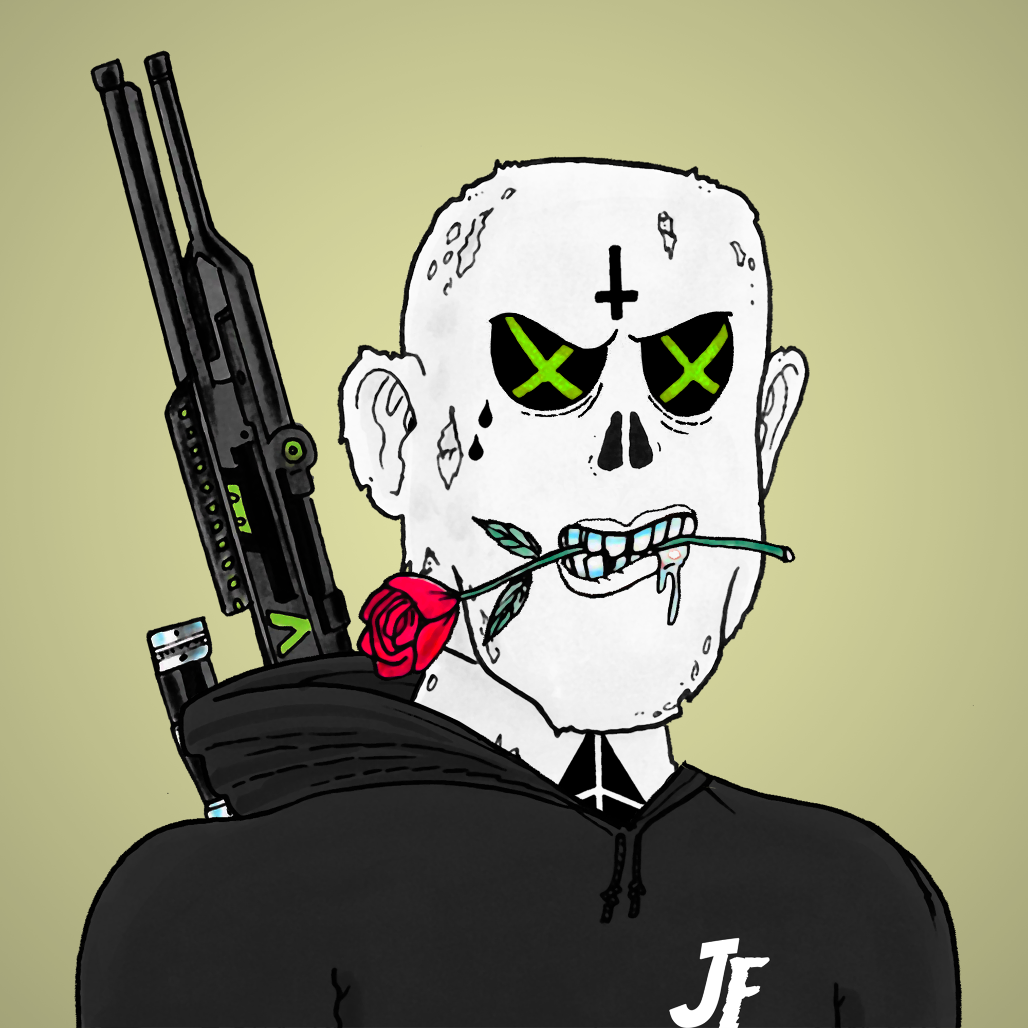 George Trosley - Jungle Freaks - Jungle Freak 6451 - NFT # 6451