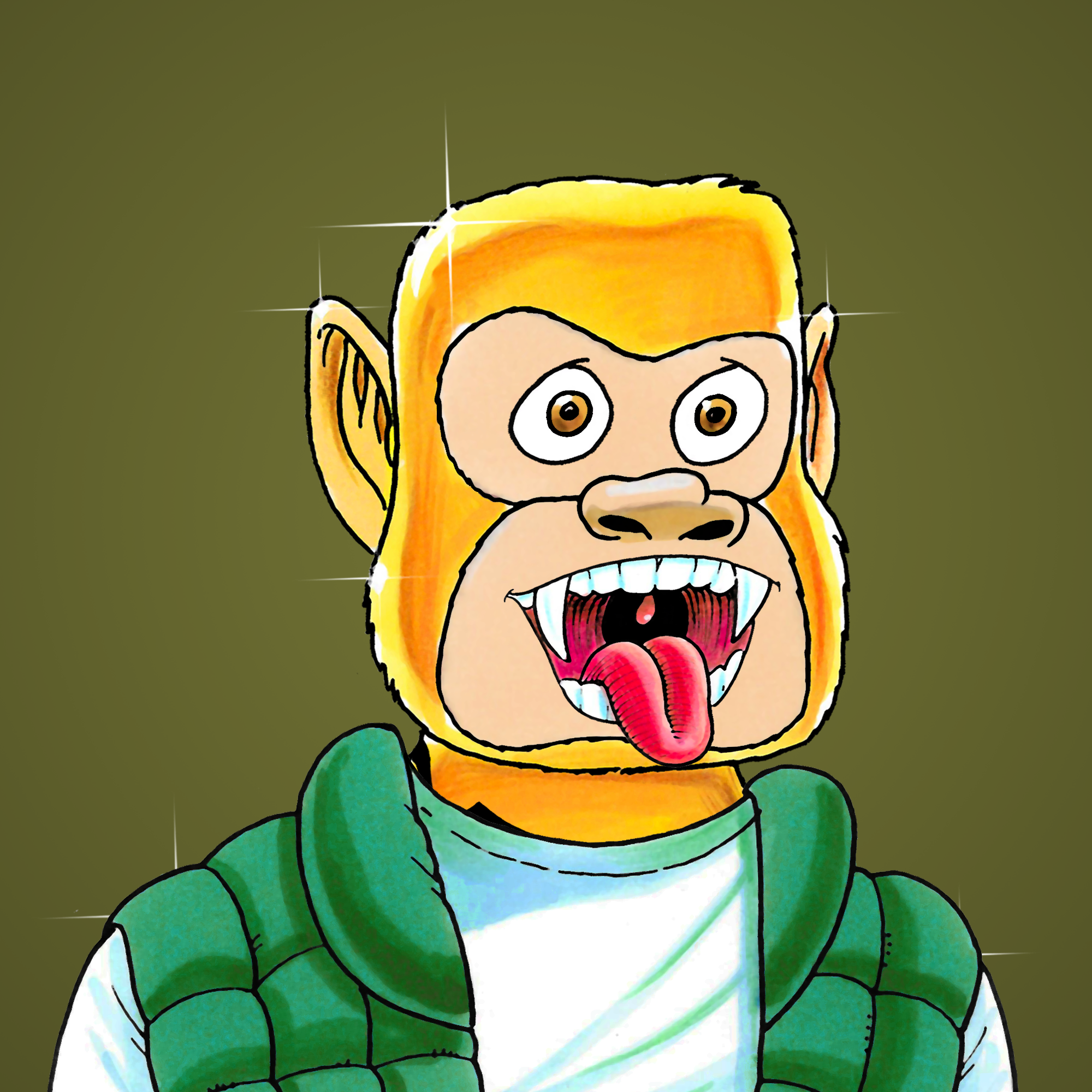 George Trosley - Jungle Freaks - Jungle Freak 6453 - NFT # 6453