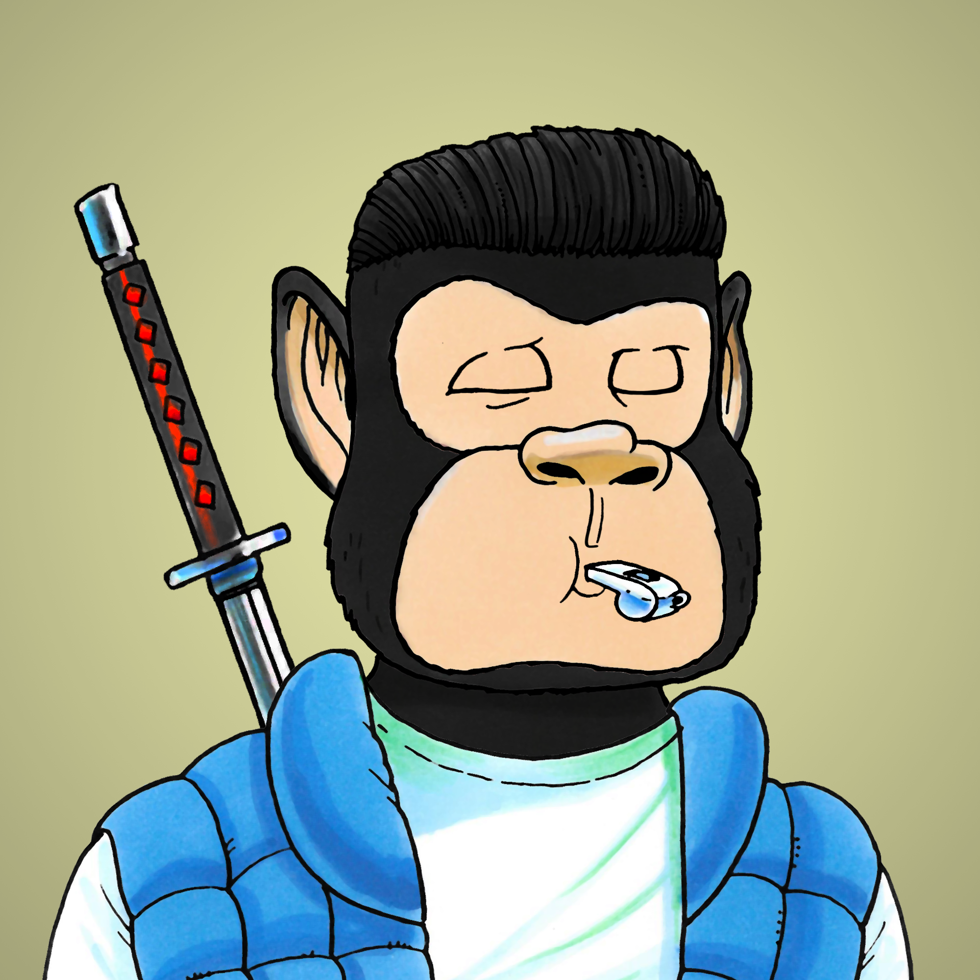 George Trosley - Jungle Freaks - Jungle Freak 6455 - NFT # 6455