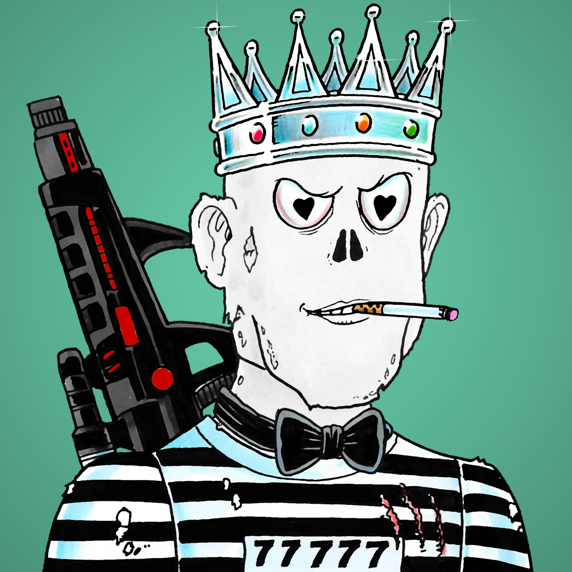 George Trosley - Jungle Freaks - Jungle Freak 6456 - NFT # 6456