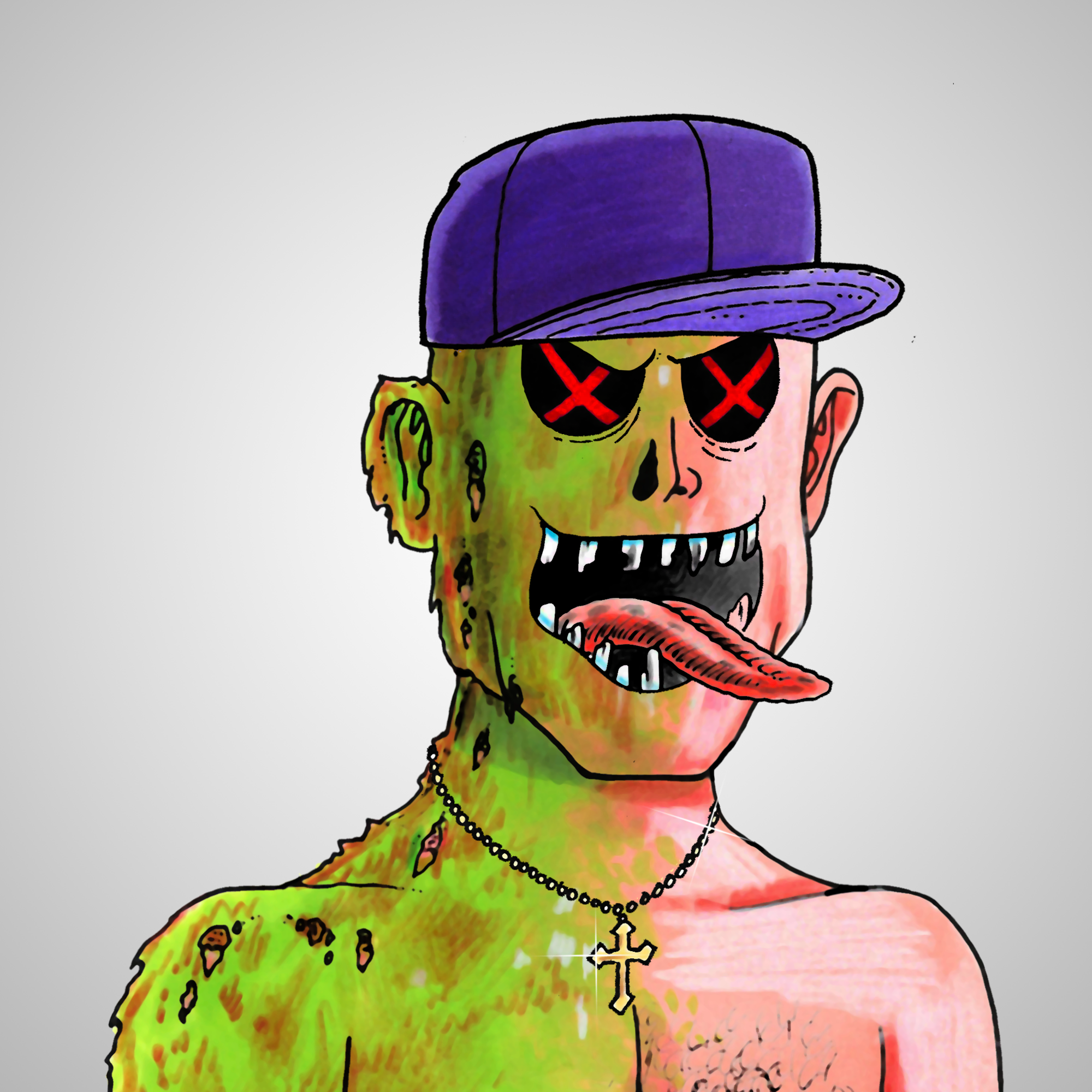 George Trosley - Jungle Freaks - Jungle Freak 6457 - NFT # 6457