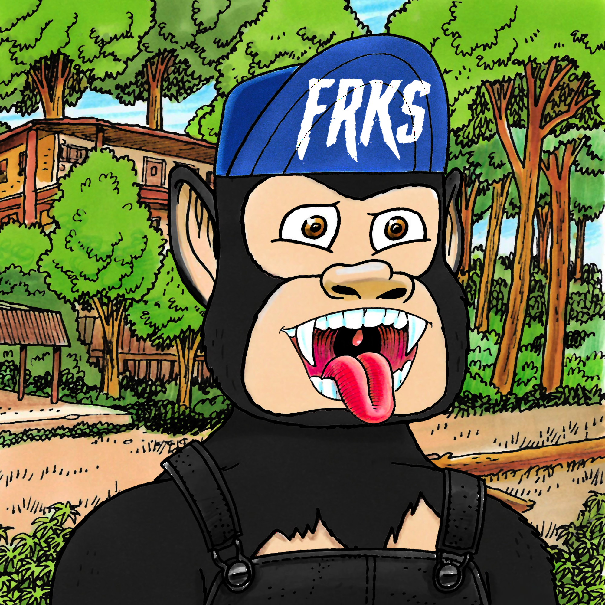 George Trosley - Jungle Freaks - Jungle Freak 646 - NFT # 646