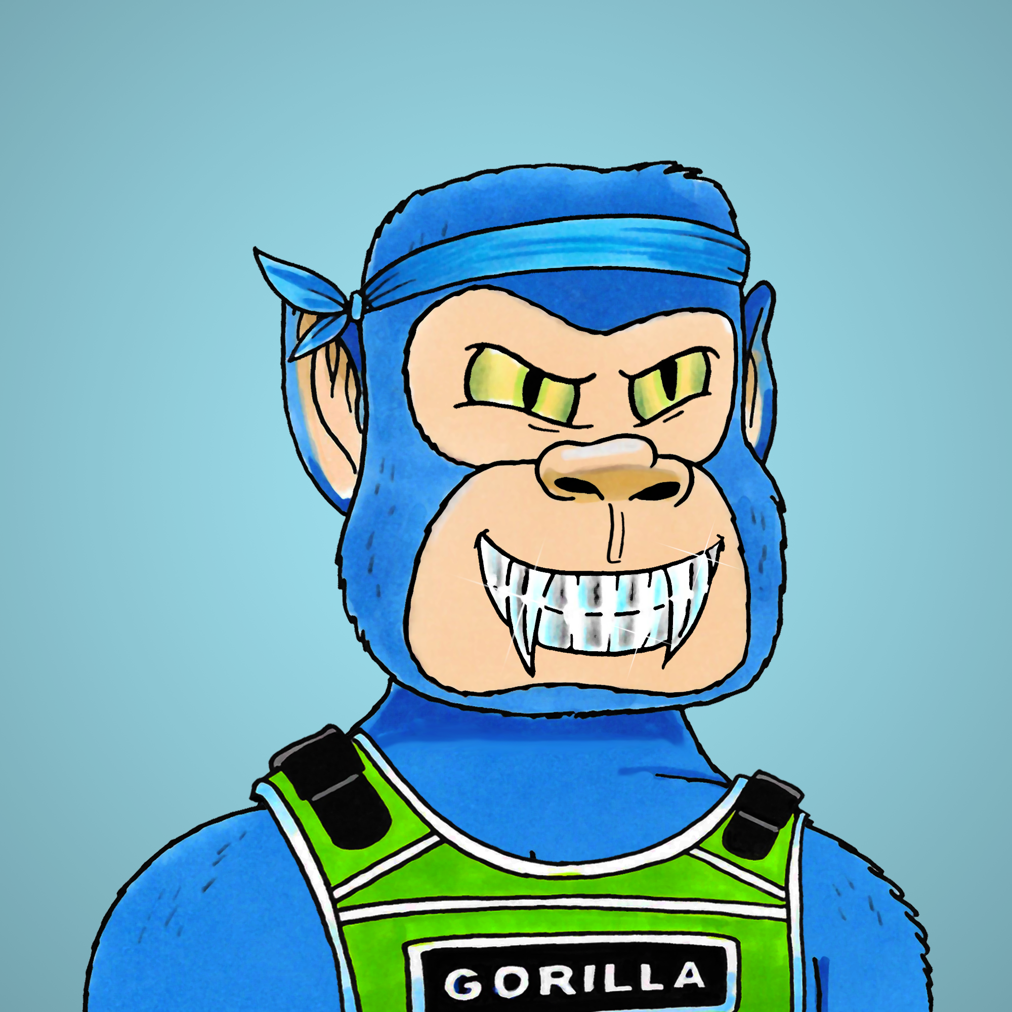 George Trosley - Jungle Freaks - Jungle Freak 6461 - NFT # 6461