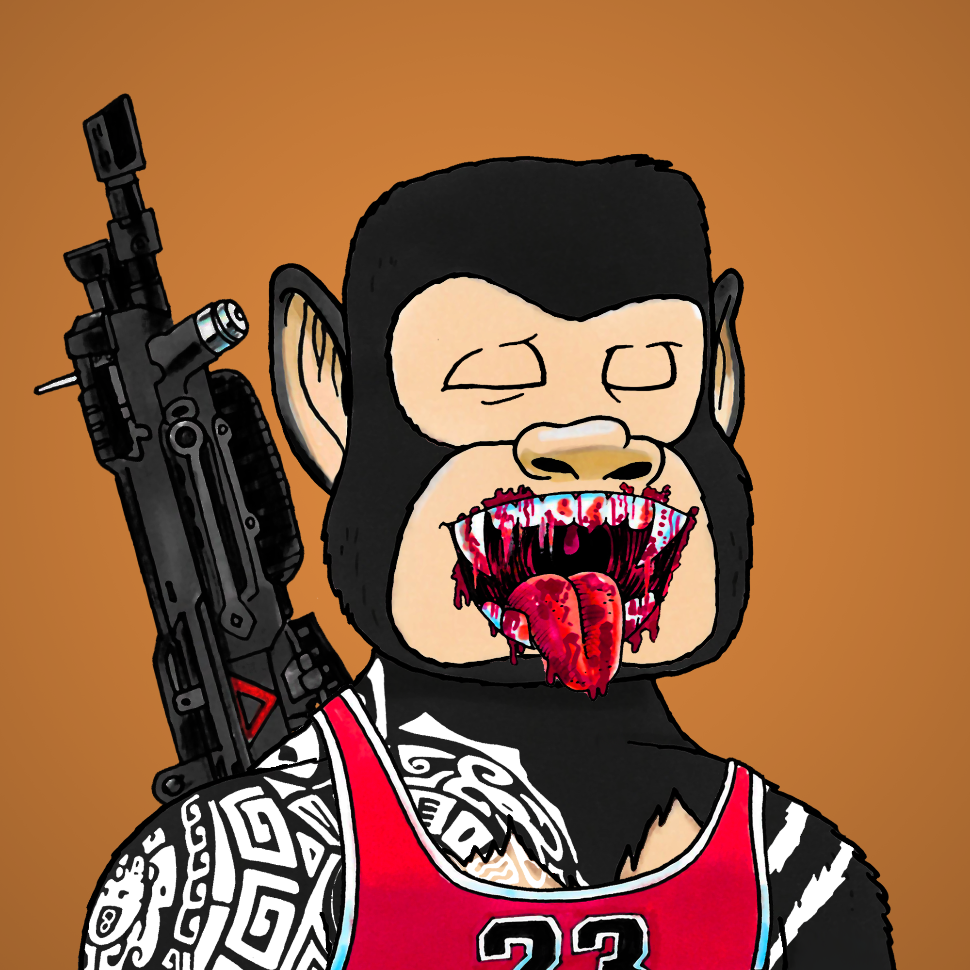 George Trosley - Jungle Freaks - Jungle Freak 6464 - NFT # 6464