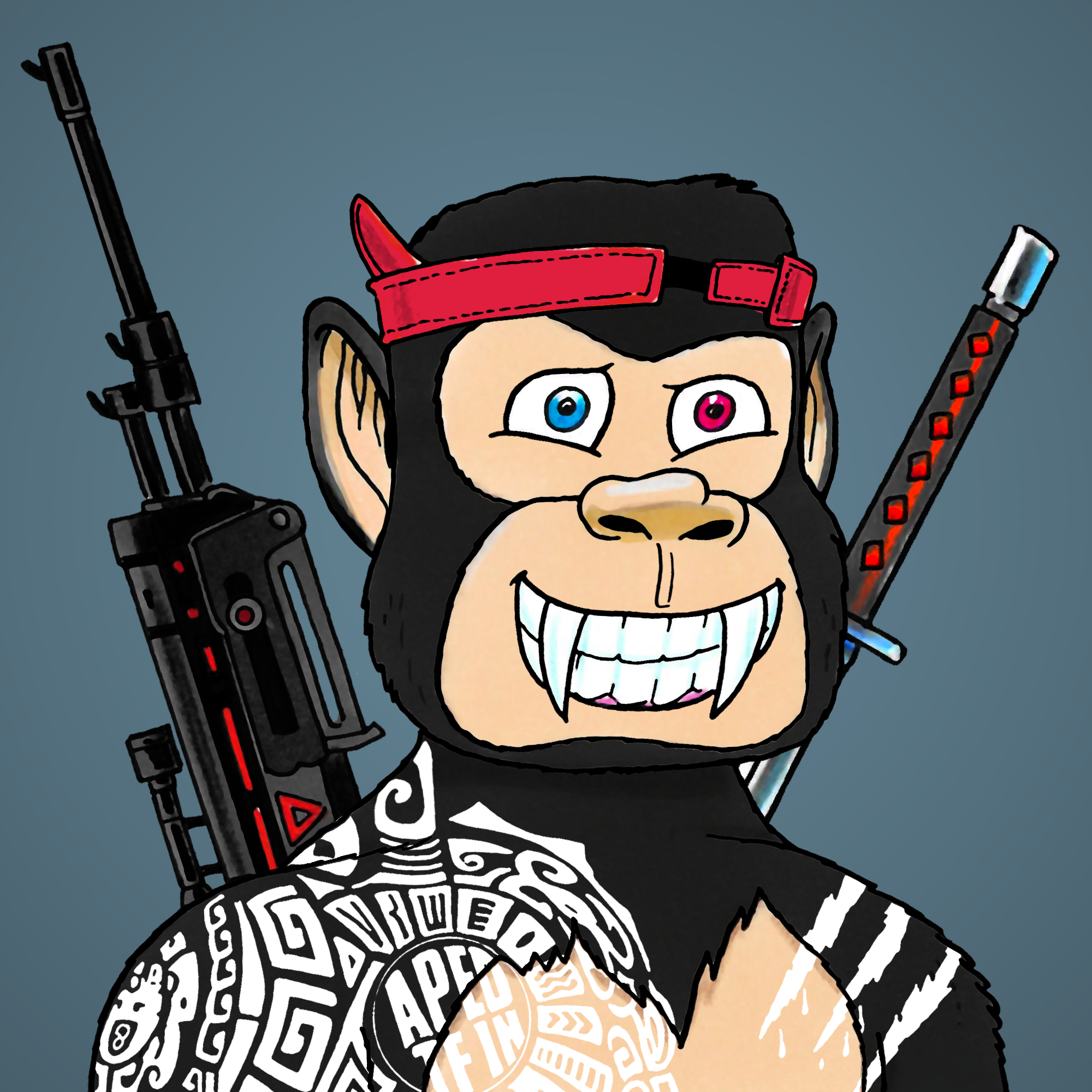 George Trosley - Jungle Freaks - Jungle Freak 647 - NFT # 647