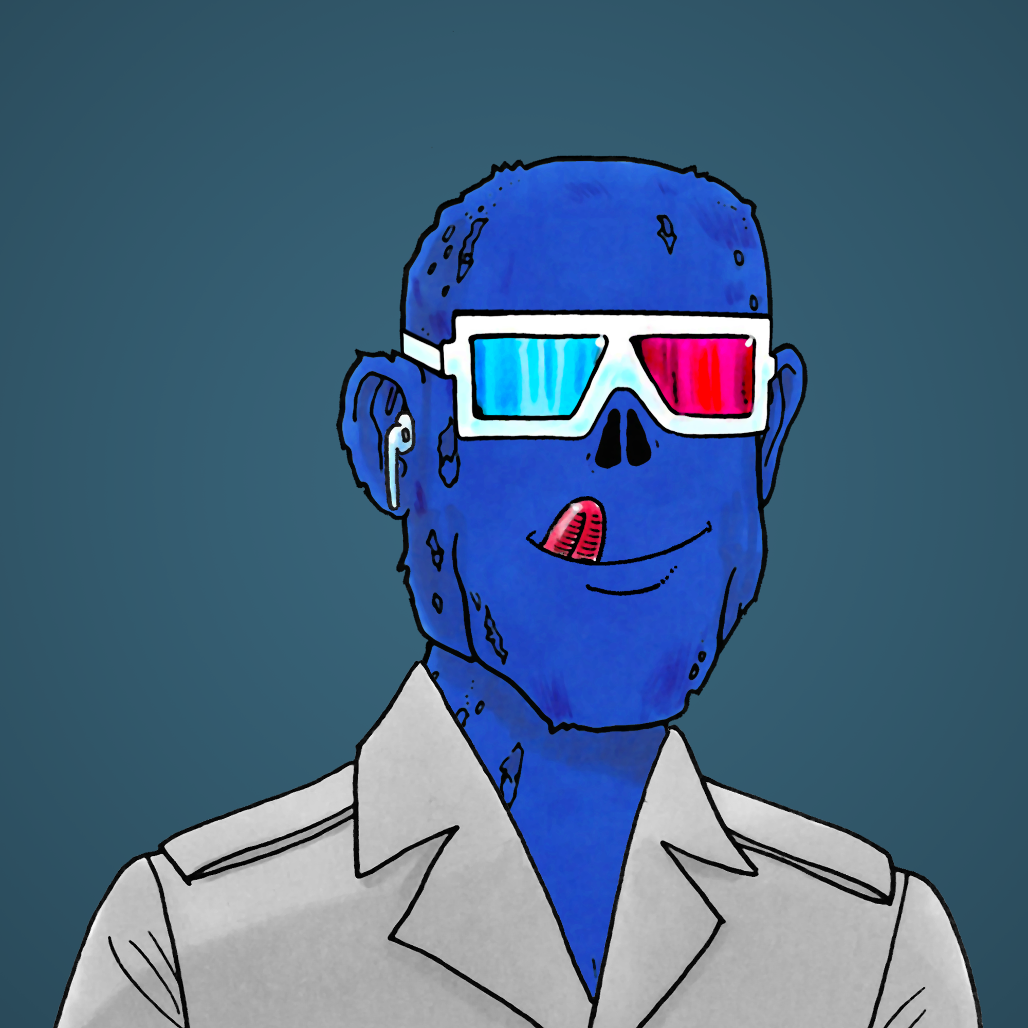 George Trosley - Jungle Freaks - Jungle Freak 6475 - NFT # 6475