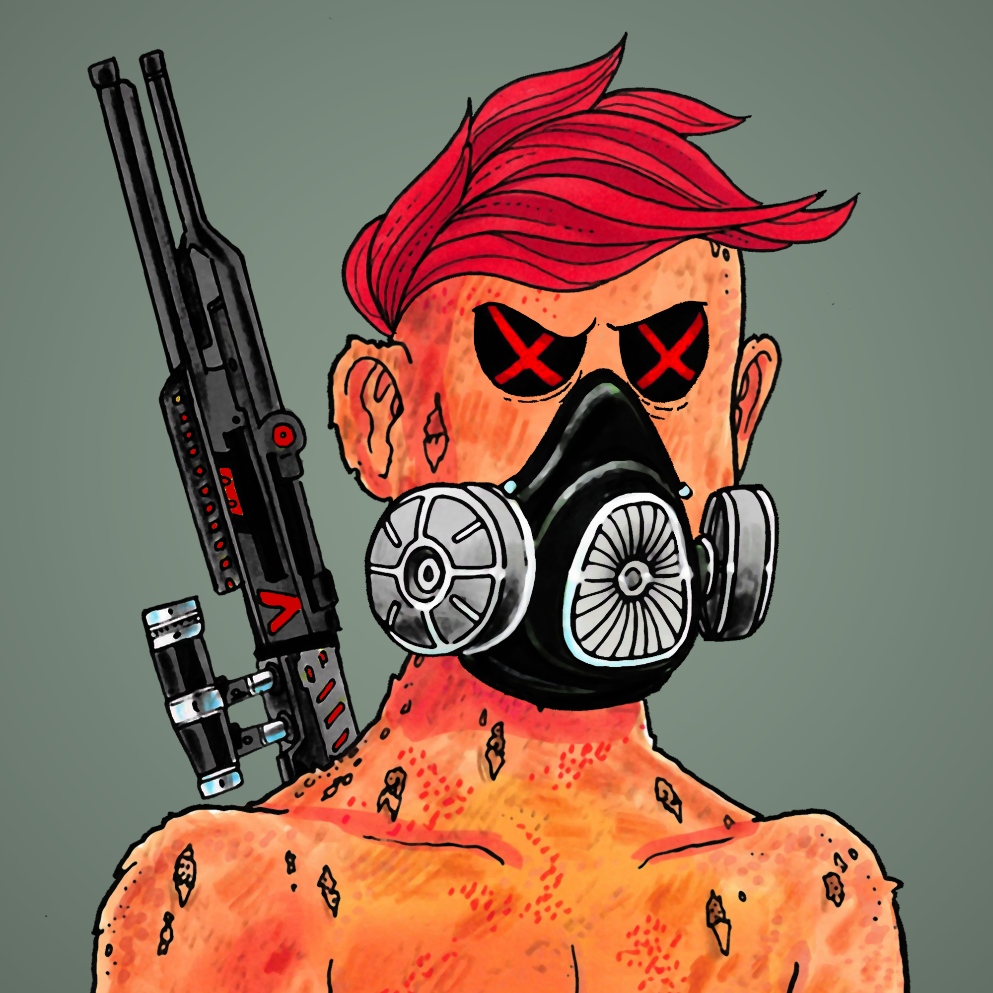 George Trosley - Jungle Freaks - Jungle Freak 648 - NFT # 648