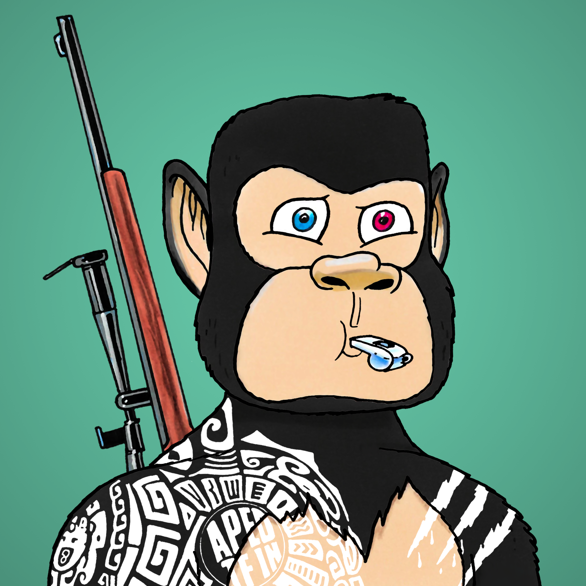 George Trosley - Jungle Freaks - Jungle Freak 6481 - NFT # 6481