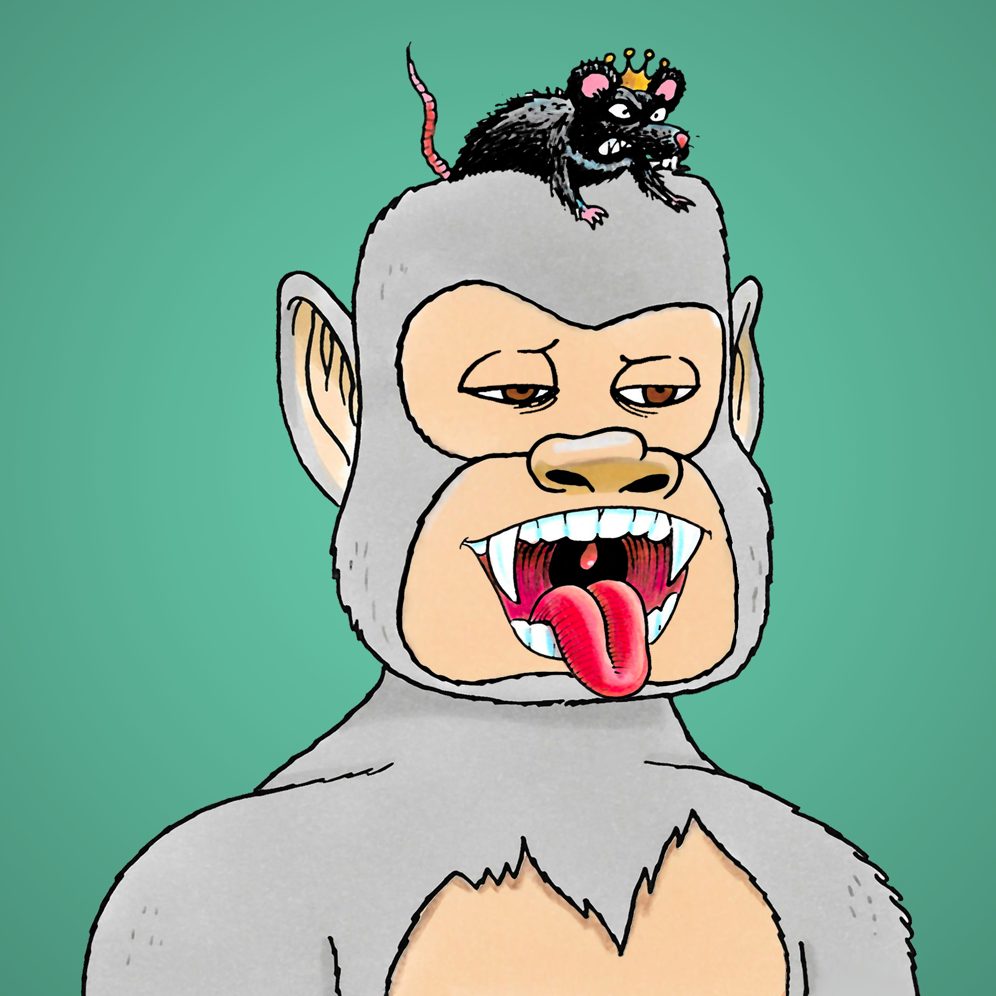 George Trosley - Jungle Freaks - Jungle Freak 6482 - NFT # 6482