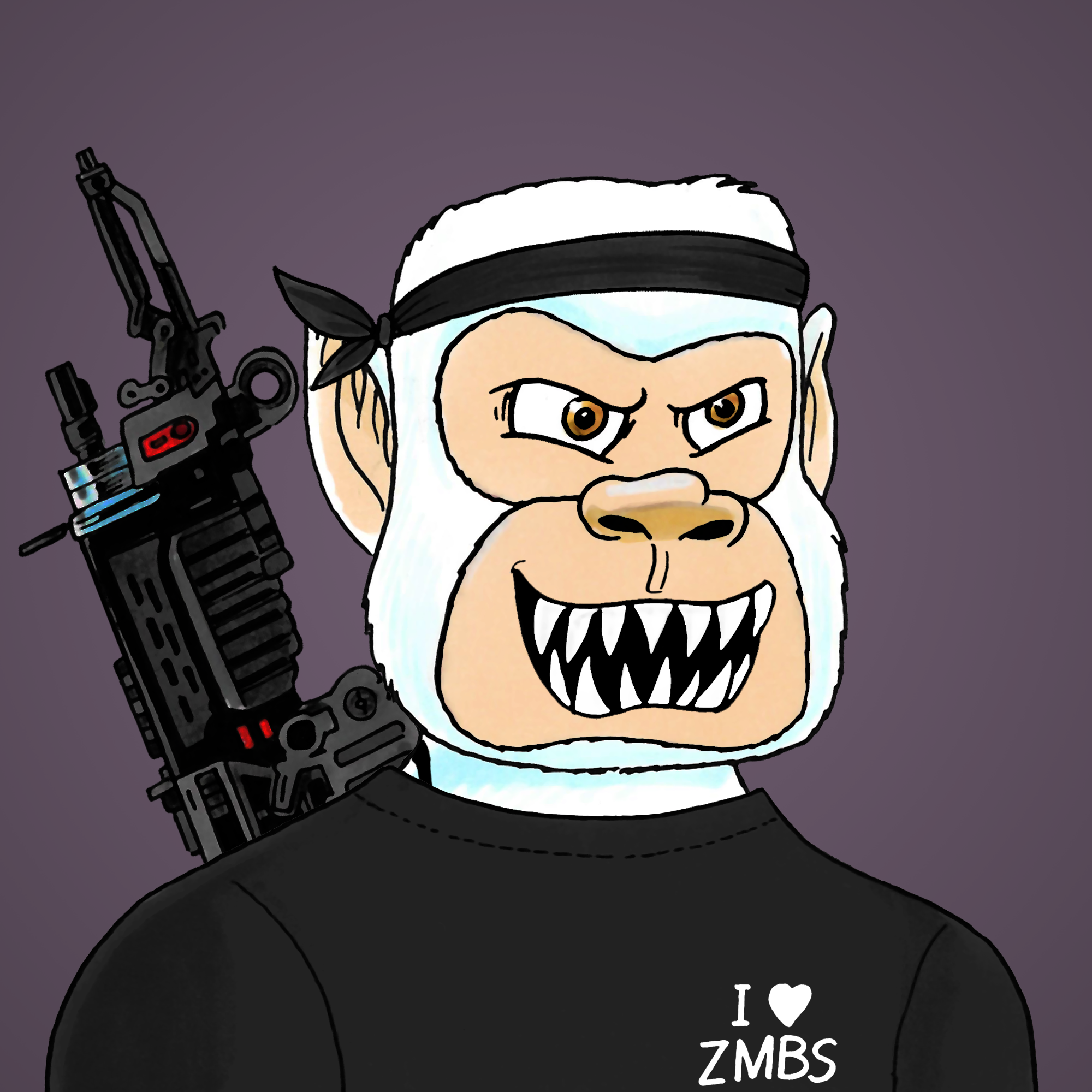 George Trosley - Jungle Freaks - Jungle Freak 6484 - NFT # 6484