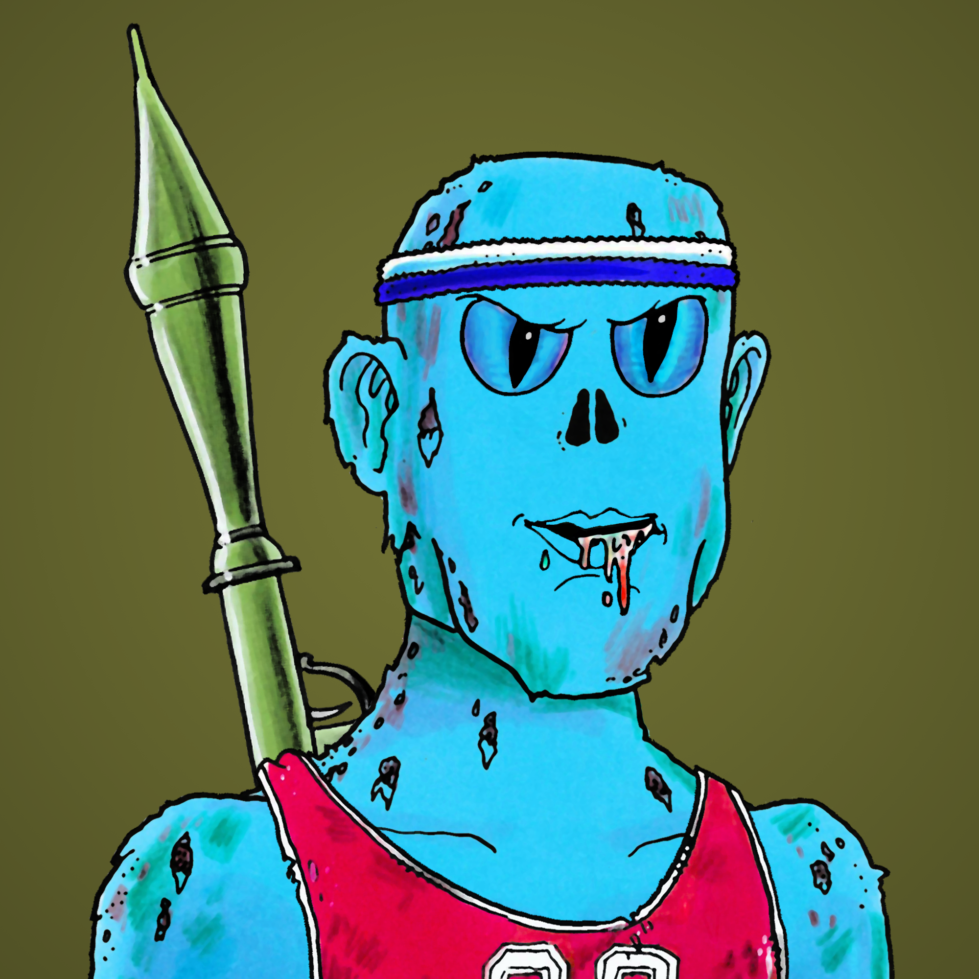 George Trosley - Jungle Freaks - Jungle Freak 6485 - NFT # 6485