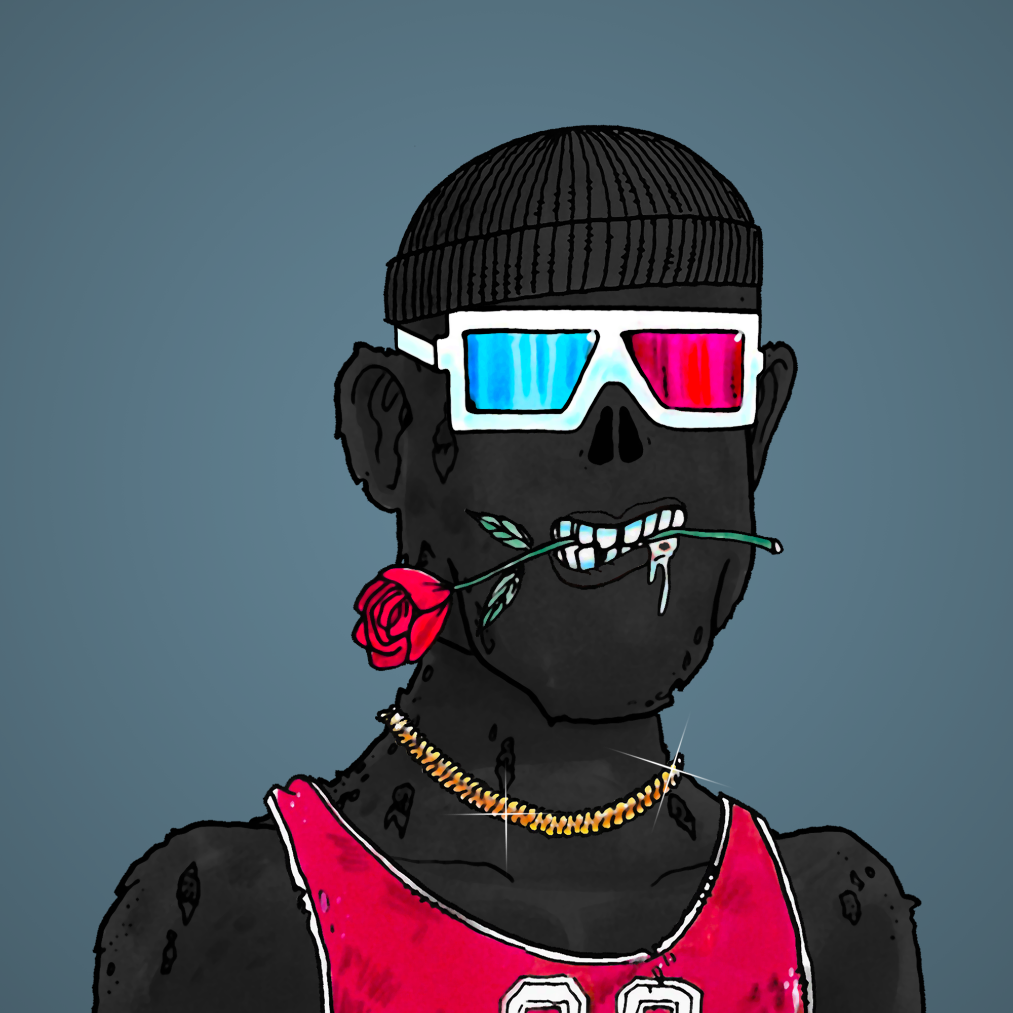 George Trosley - Jungle Freaks - Jungle Freak 6488 - NFT # 6488