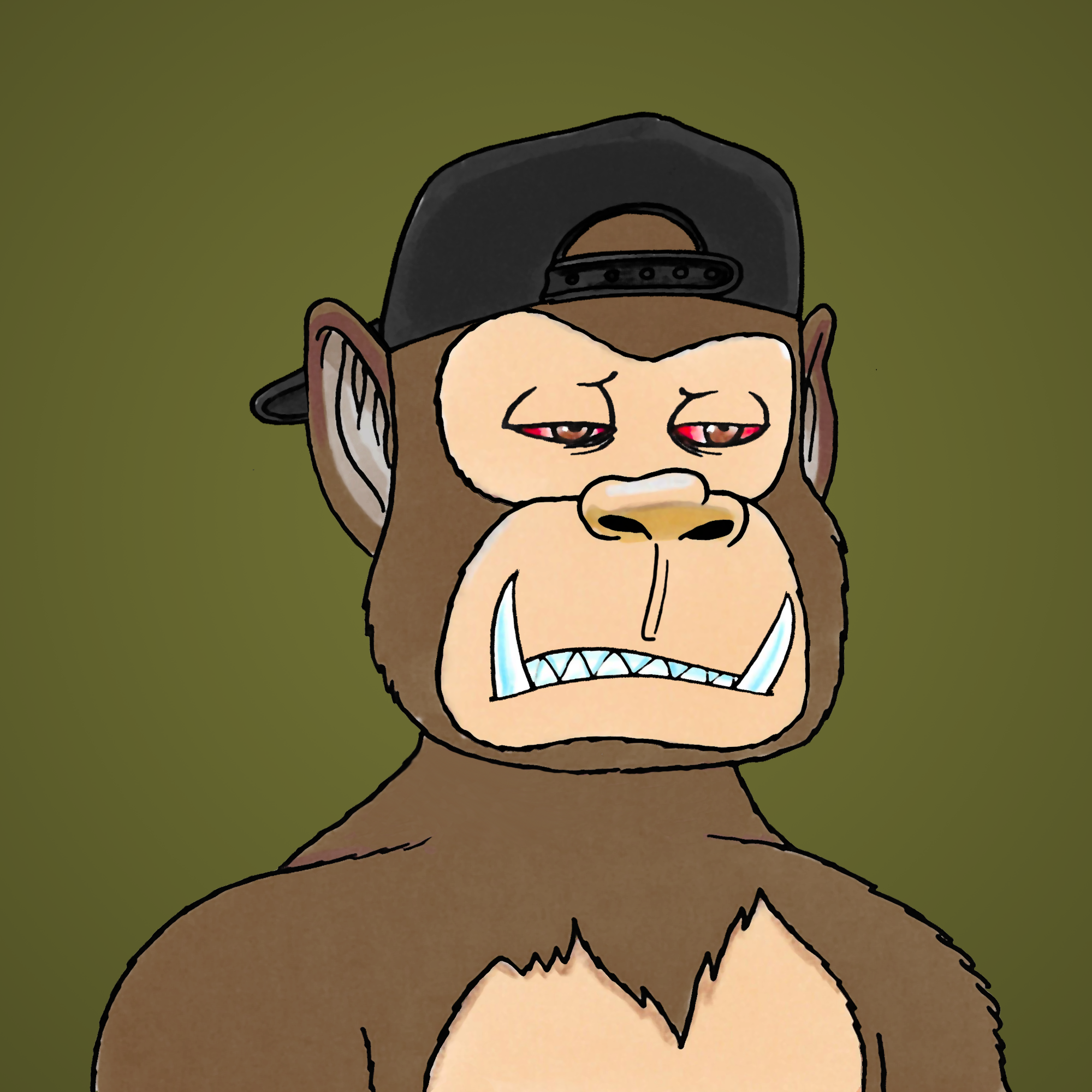 George Trosley - Jungle Freaks - Jungle Freak 6493 - NFT # 6493