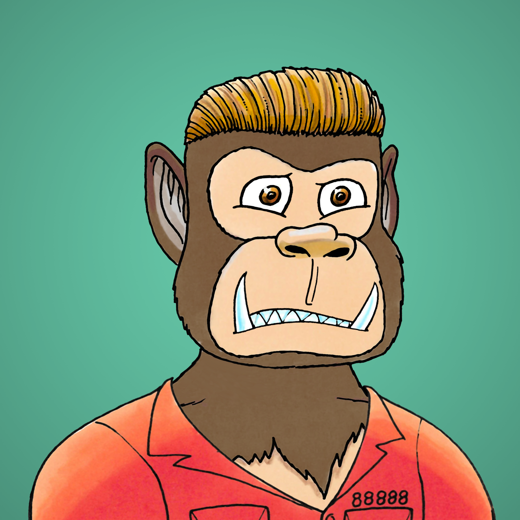 George Trosley - Jungle Freaks - Jungle Freak 65 - NFT # 65