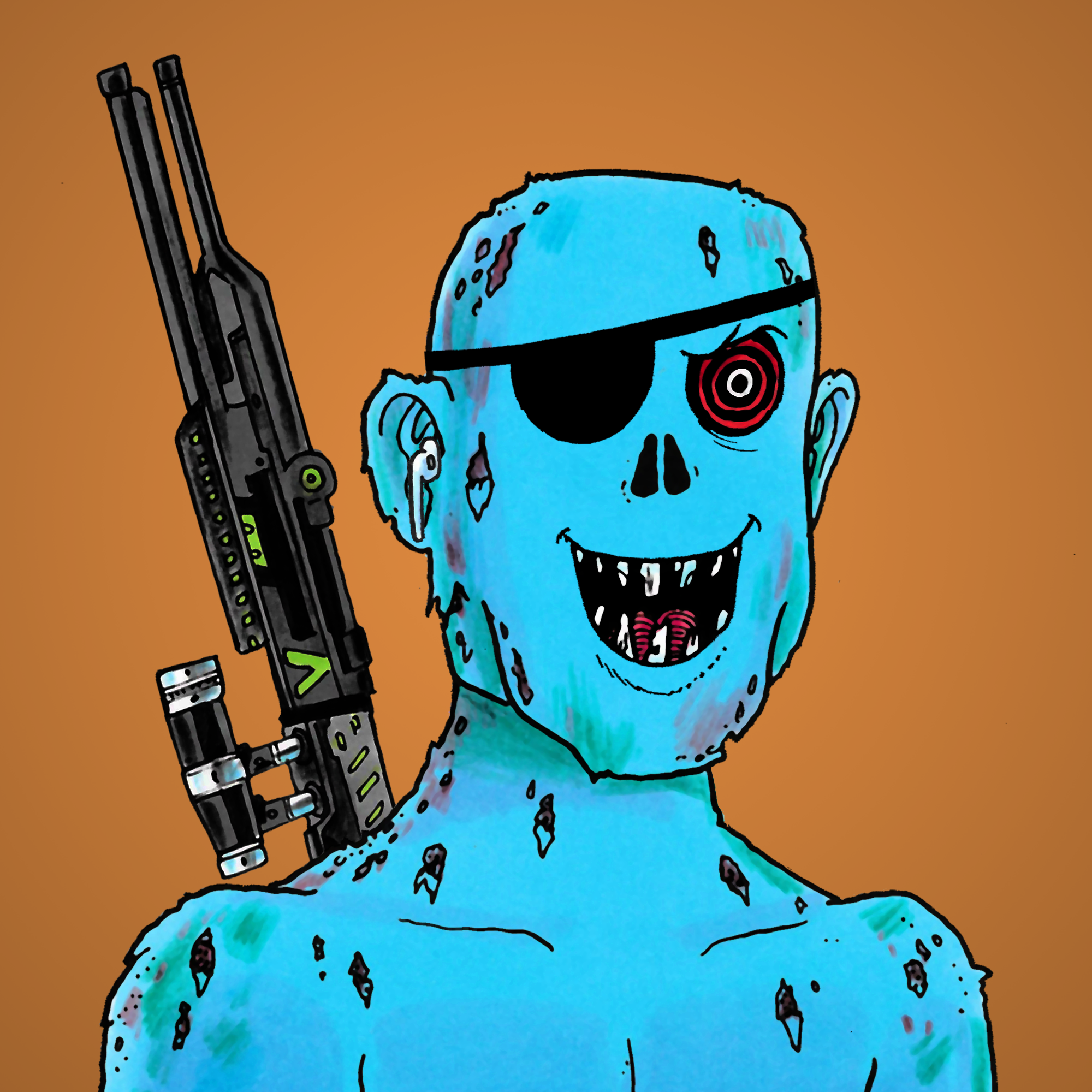 George Trosley - Jungle Freaks - Jungle Freak 6503 - NFT # 6503