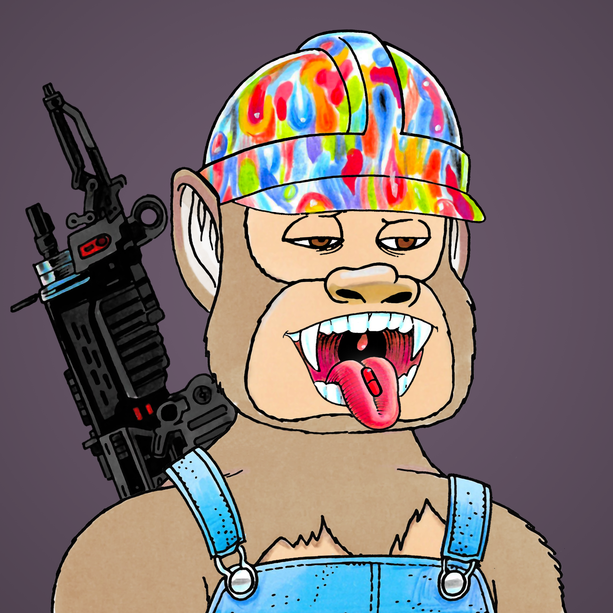 George Trosley - Jungle Freaks - Jungle Freak 651 - NFT # 651