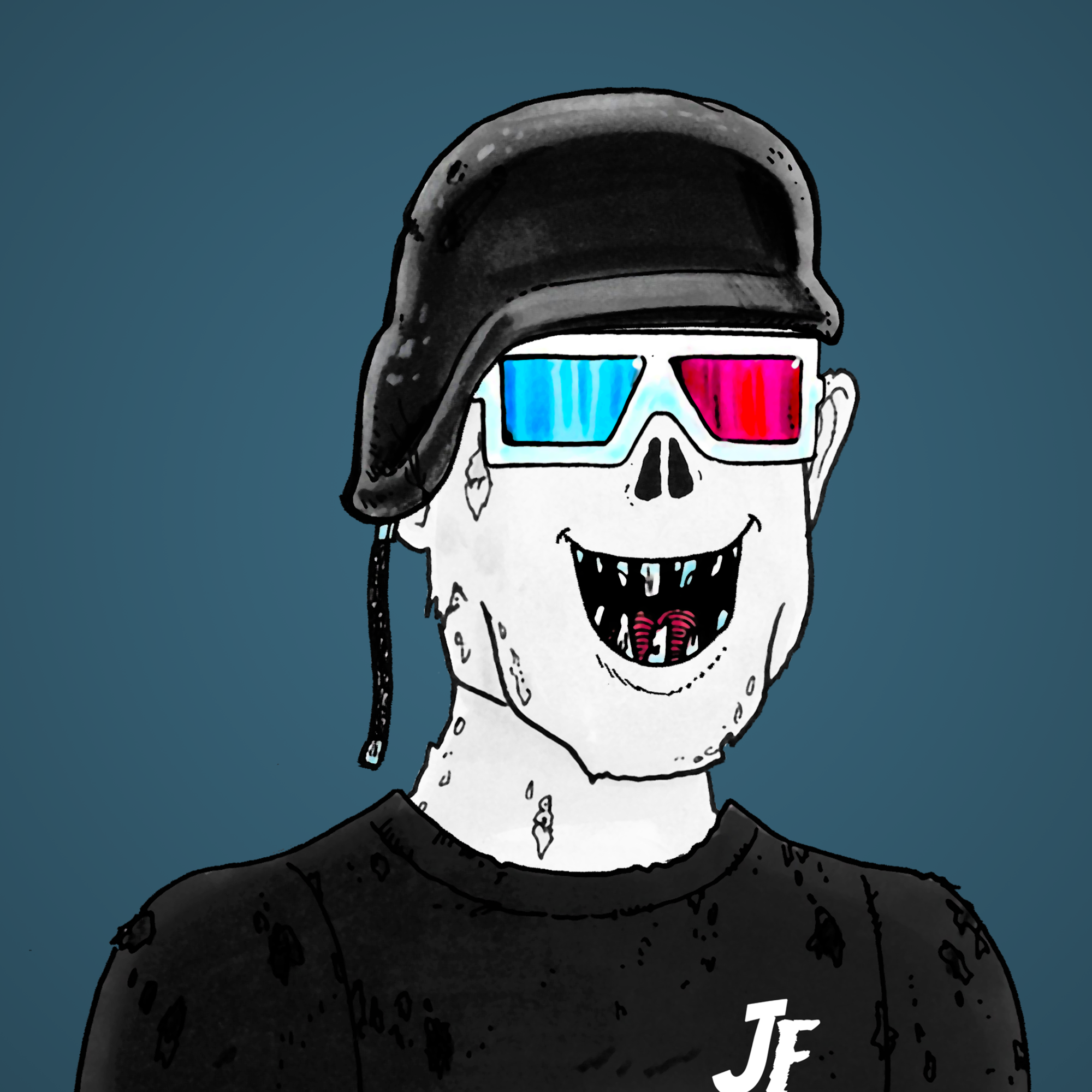 George Trosley - Jungle Freaks - Jungle Freak 6512 - NFT # 6512