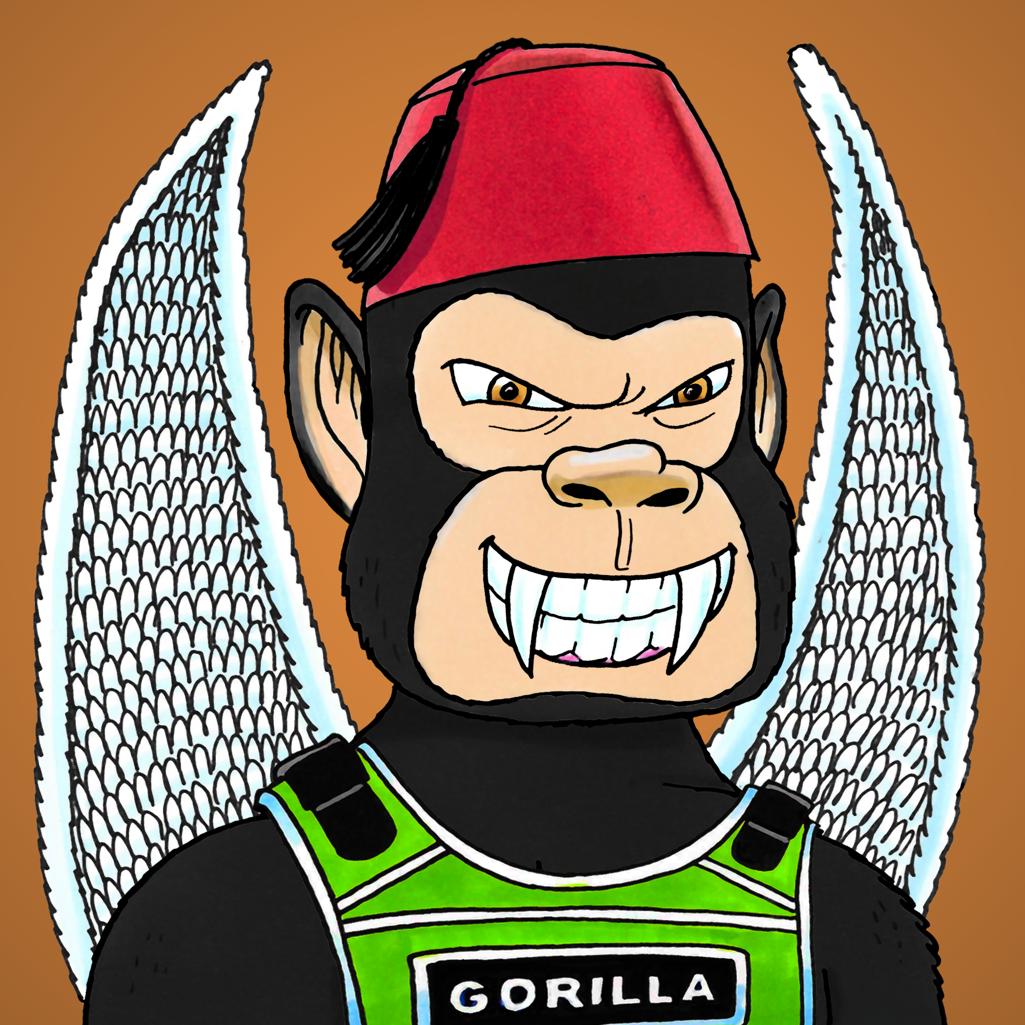 George Trosley - Jungle Freaks - Jungle Freak 6514 - NFT # 6514