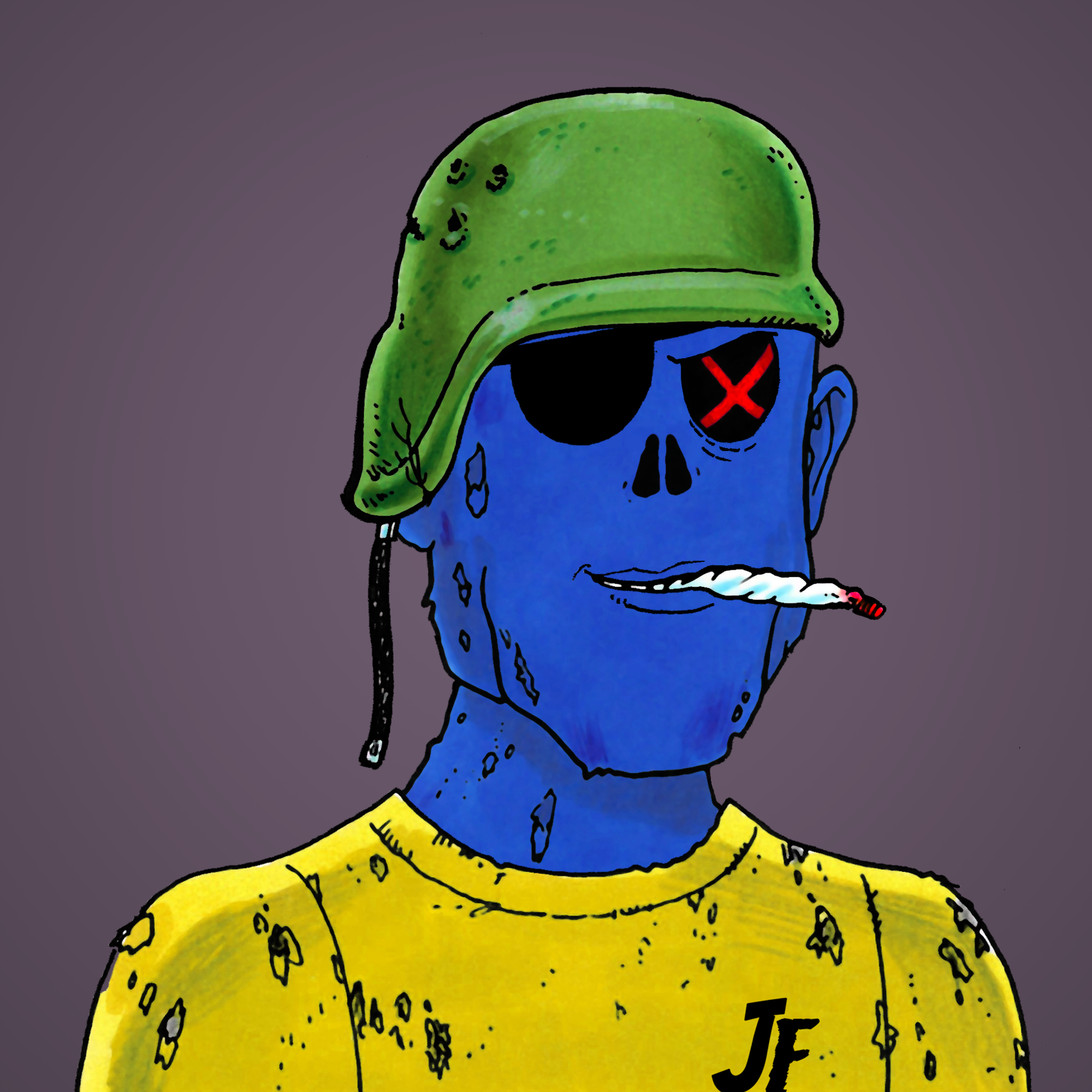 George Trosley - Jungle Freaks - Jungle Freak 6522 - NFT # 6522