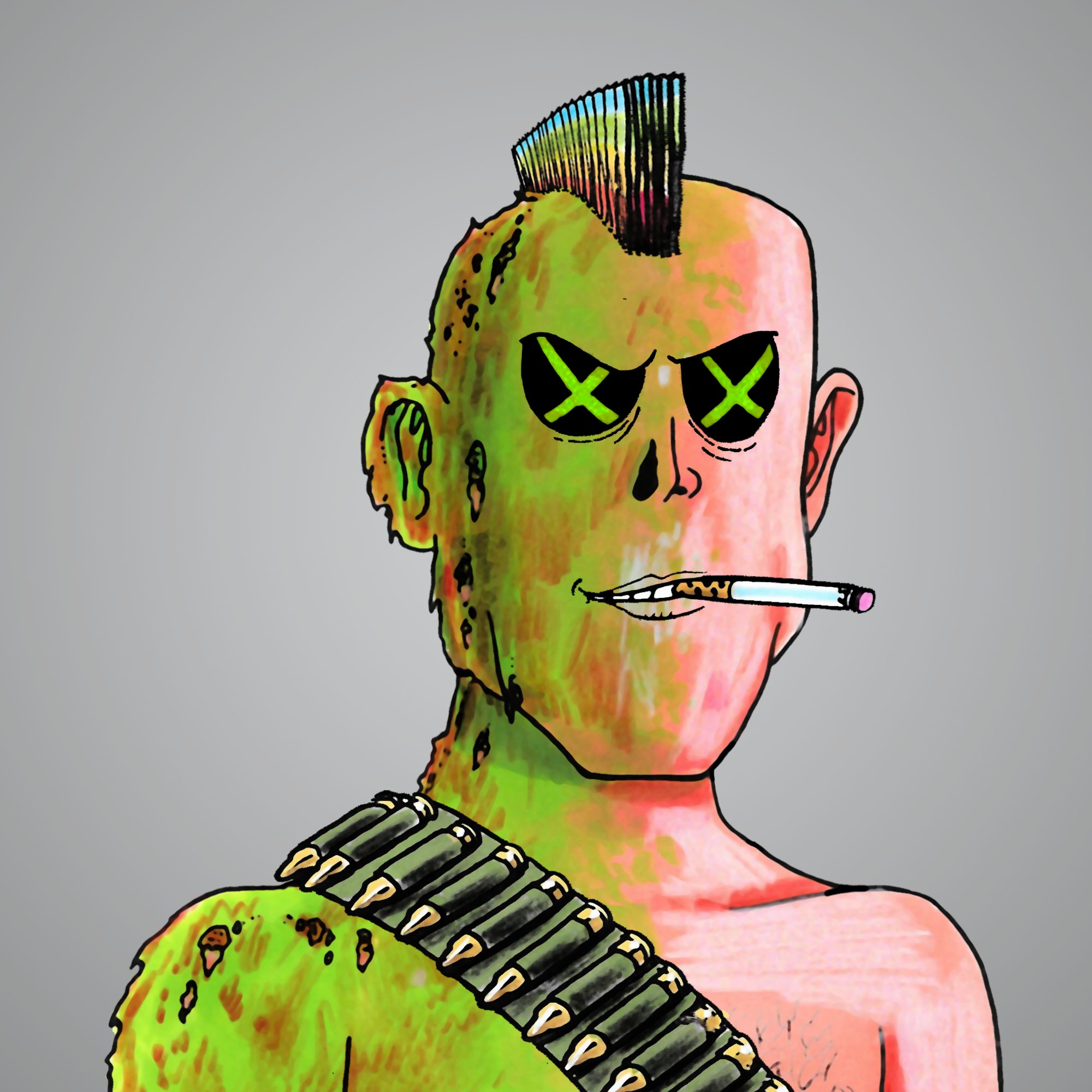 George Trosley - Jungle Freaks - Jungle Freak 6524 - NFT # 6524